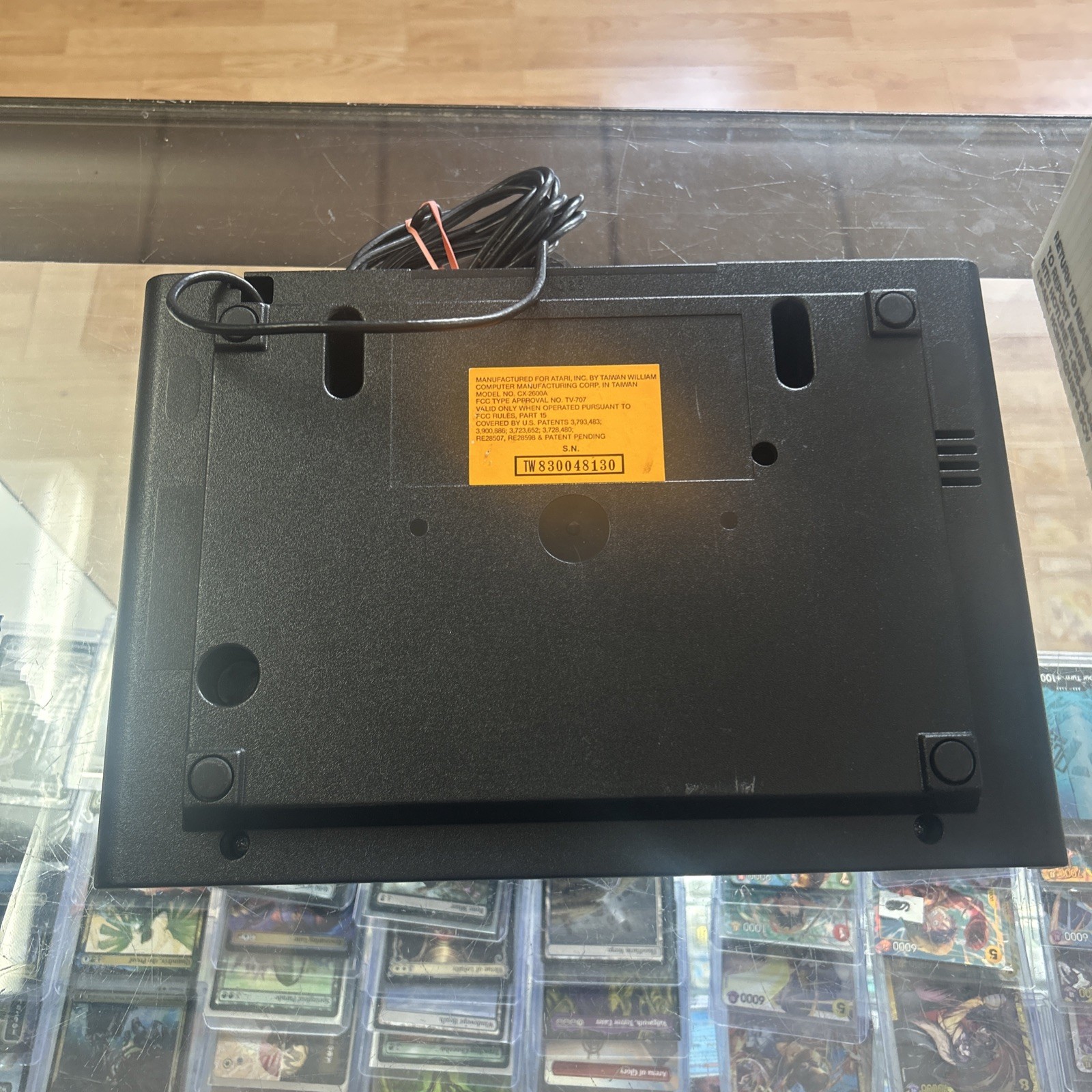 Atari 2600 Darth Vader 4-Switch Black Console ONLY Tested and Working VCS