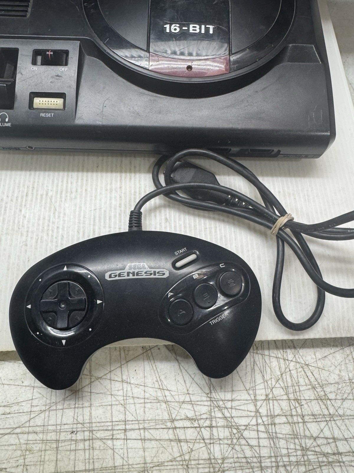 Sega Genesis Model 1 Console System + Cables + Controller *TESTED*