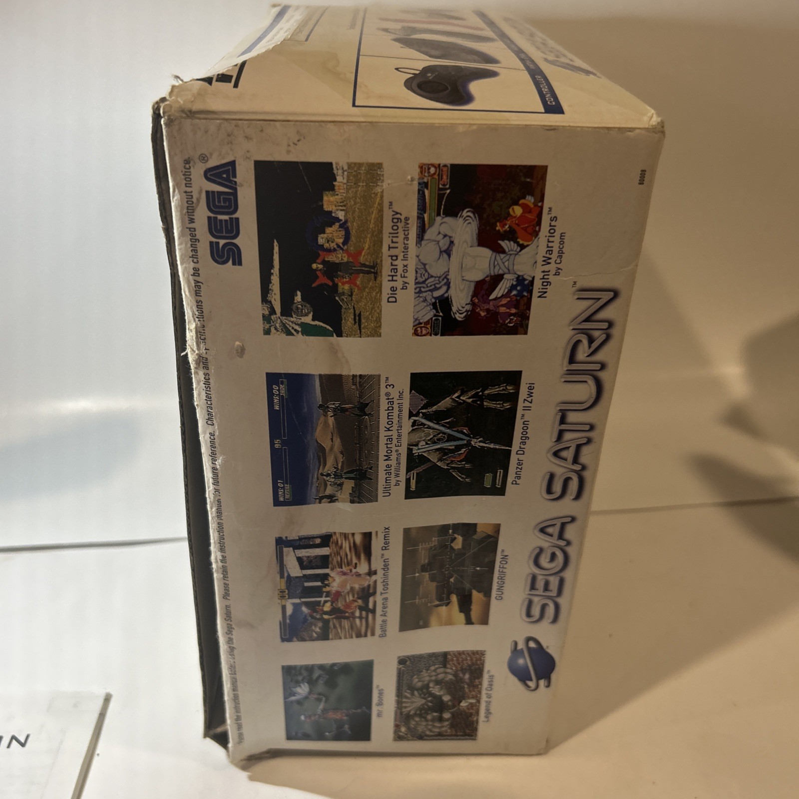 SEGA Saturn Console w/Box Tested Working System W/ Controller! See Pics