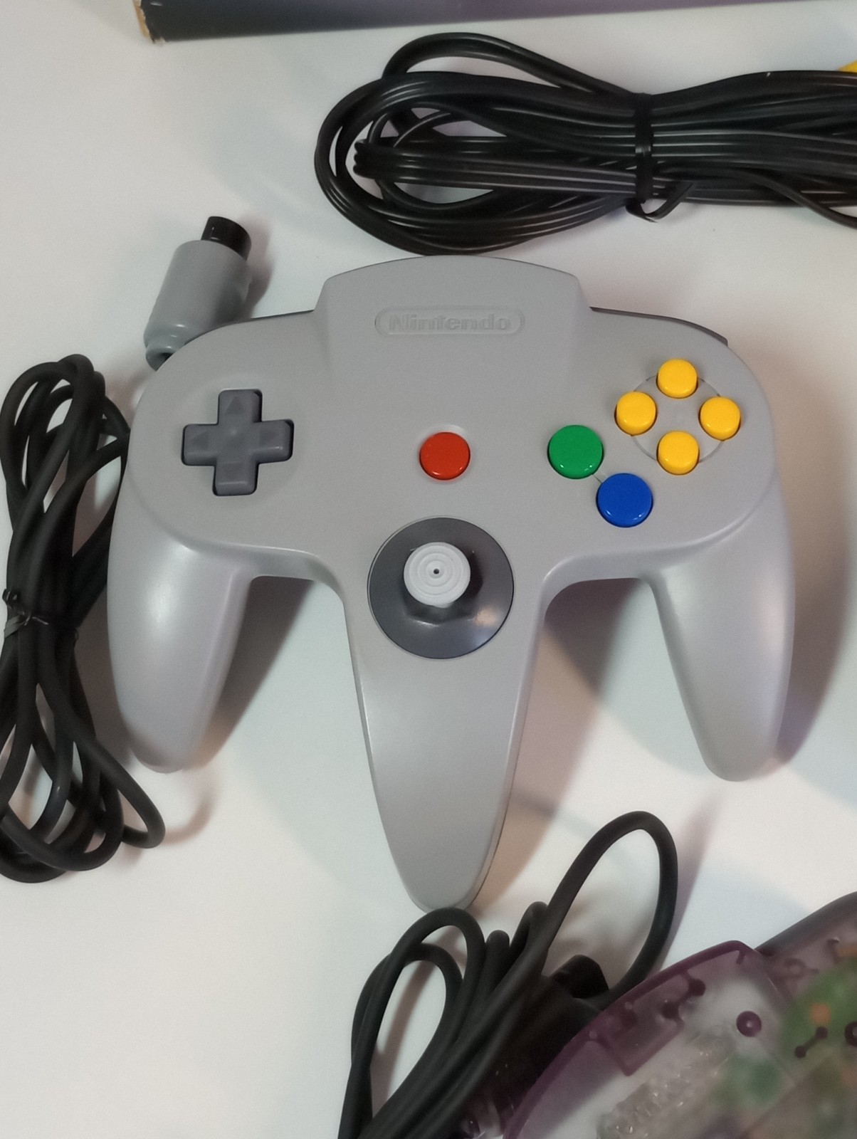 Nintendo 64 Console Bundle NUS-001 Original Box 2 Controllers 3 Games Tested
