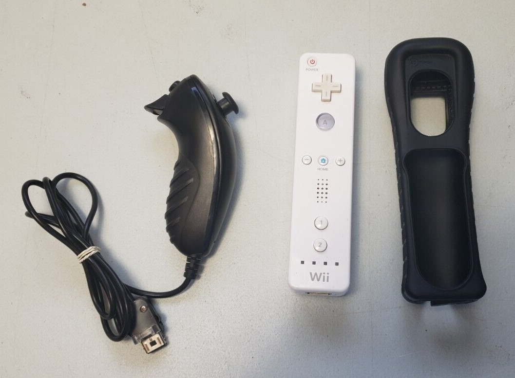 Nintendo Wii Console W/ Box, Controller & Power Cord. Tested And Working