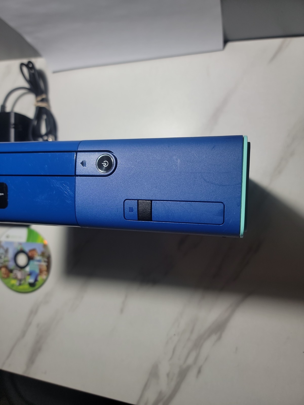 Microsoft Xbox 360 E Blue & Green Special Edition Console Model 1538 500GB