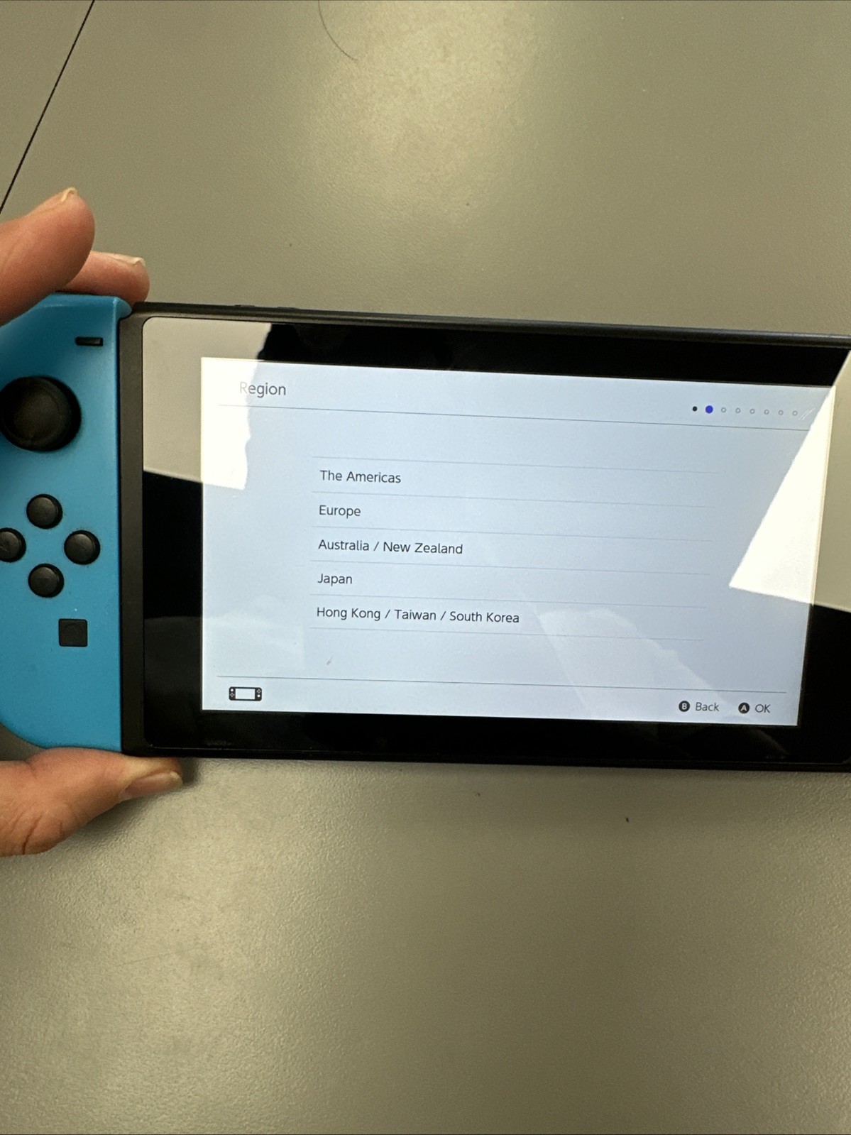 Nintendo Switch, Red/blue Joycons Please Read See photos USED with 64GB SD CARD