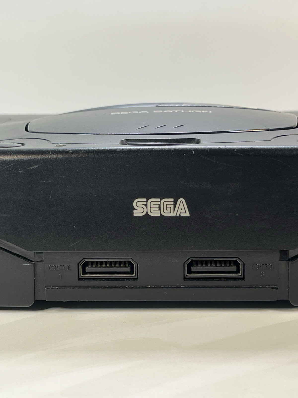 Sega Saturn Console Bundle w/ 2 Controllers & Tomb Raider Game Untested As-Is