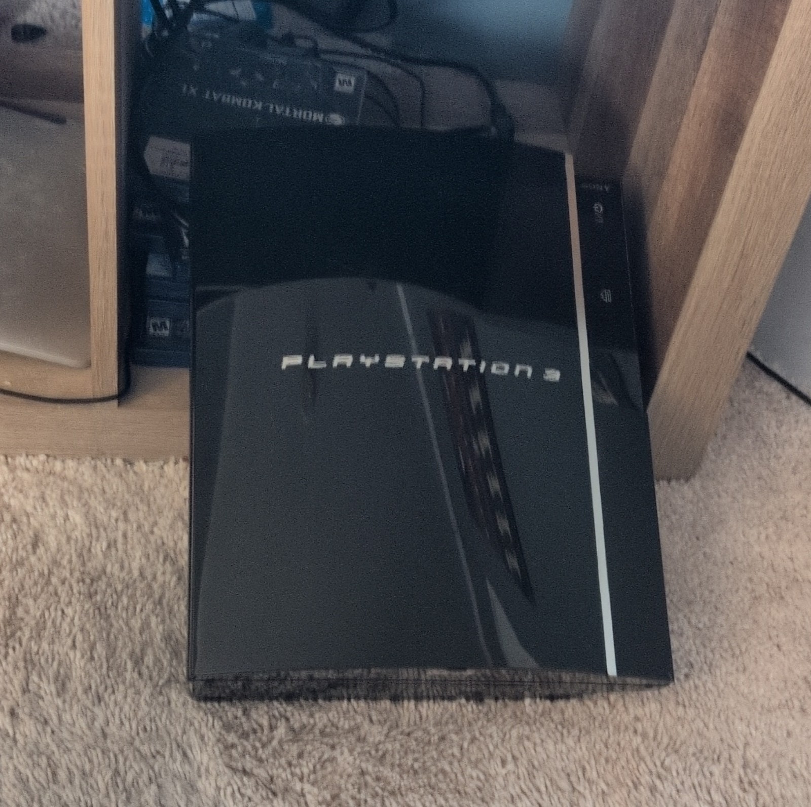 Sony PlayStation 3 Black Console ( Working No HDMI Included ) Check description.