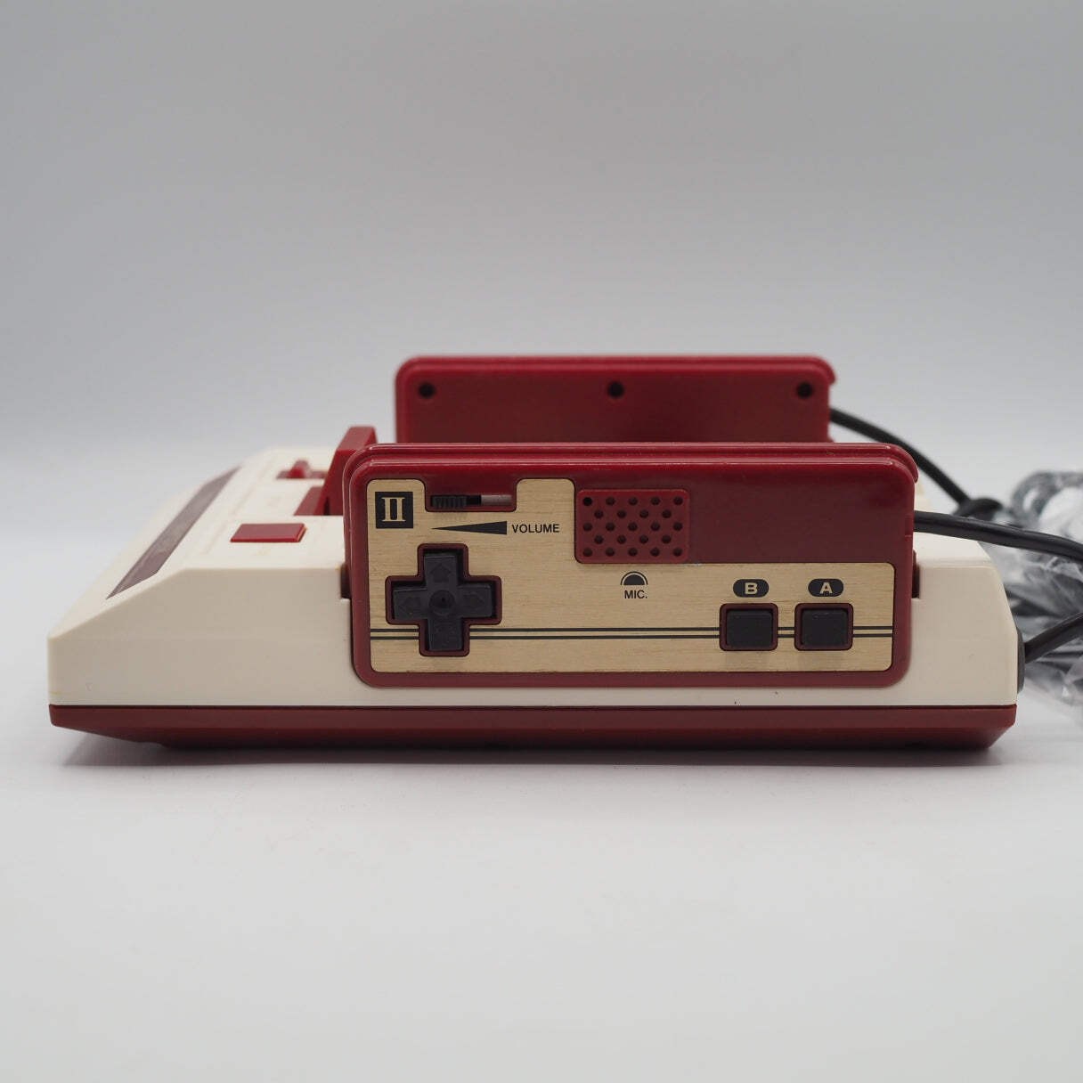 Nintendo Famicom Console System SQUARE BUTTONS Black cartridge slot Boxed Tested