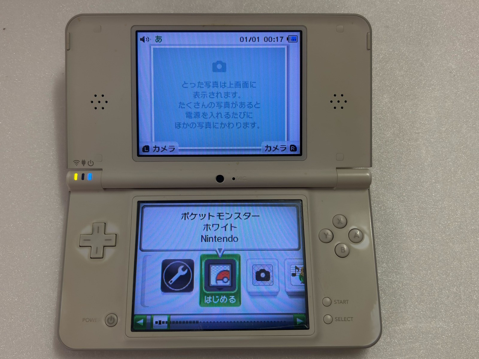 Nintendo DSi XL LL Natural White Console Charger Boxed NTSC-J Tested Japan F/S