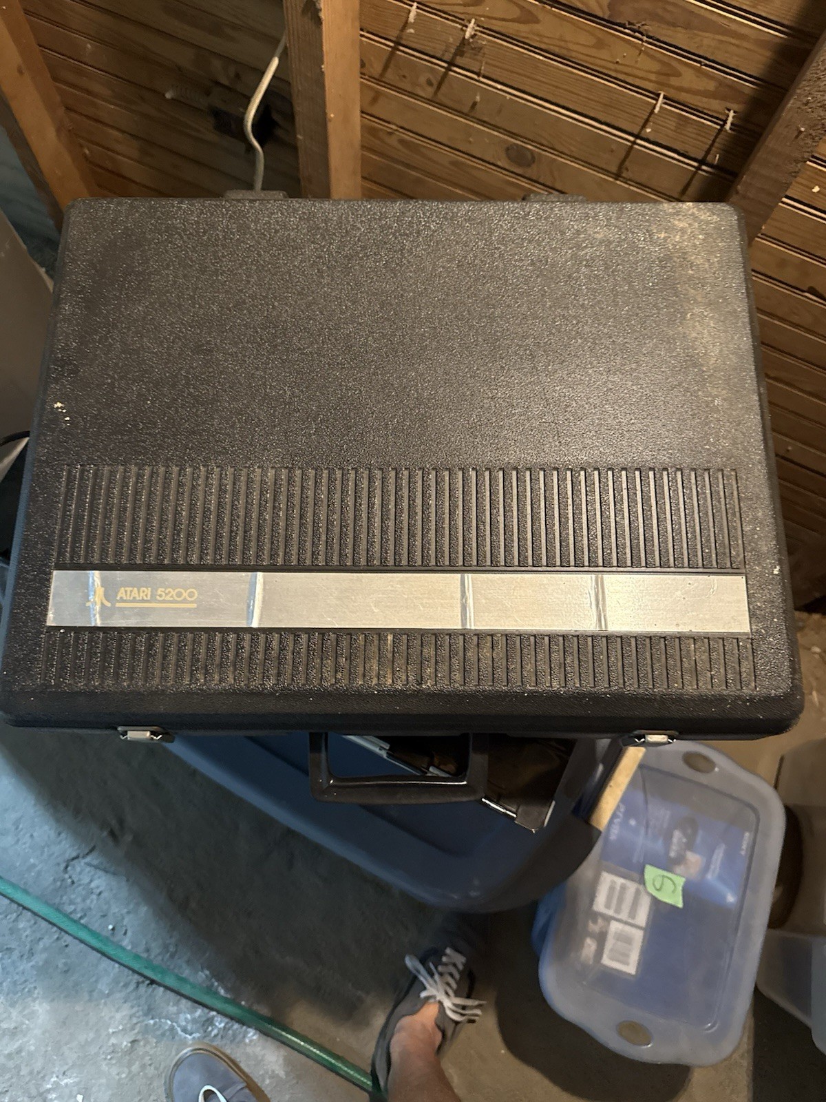 Vintage Atari 5200 Hard Plastic Console Joystick Game Carrying Case