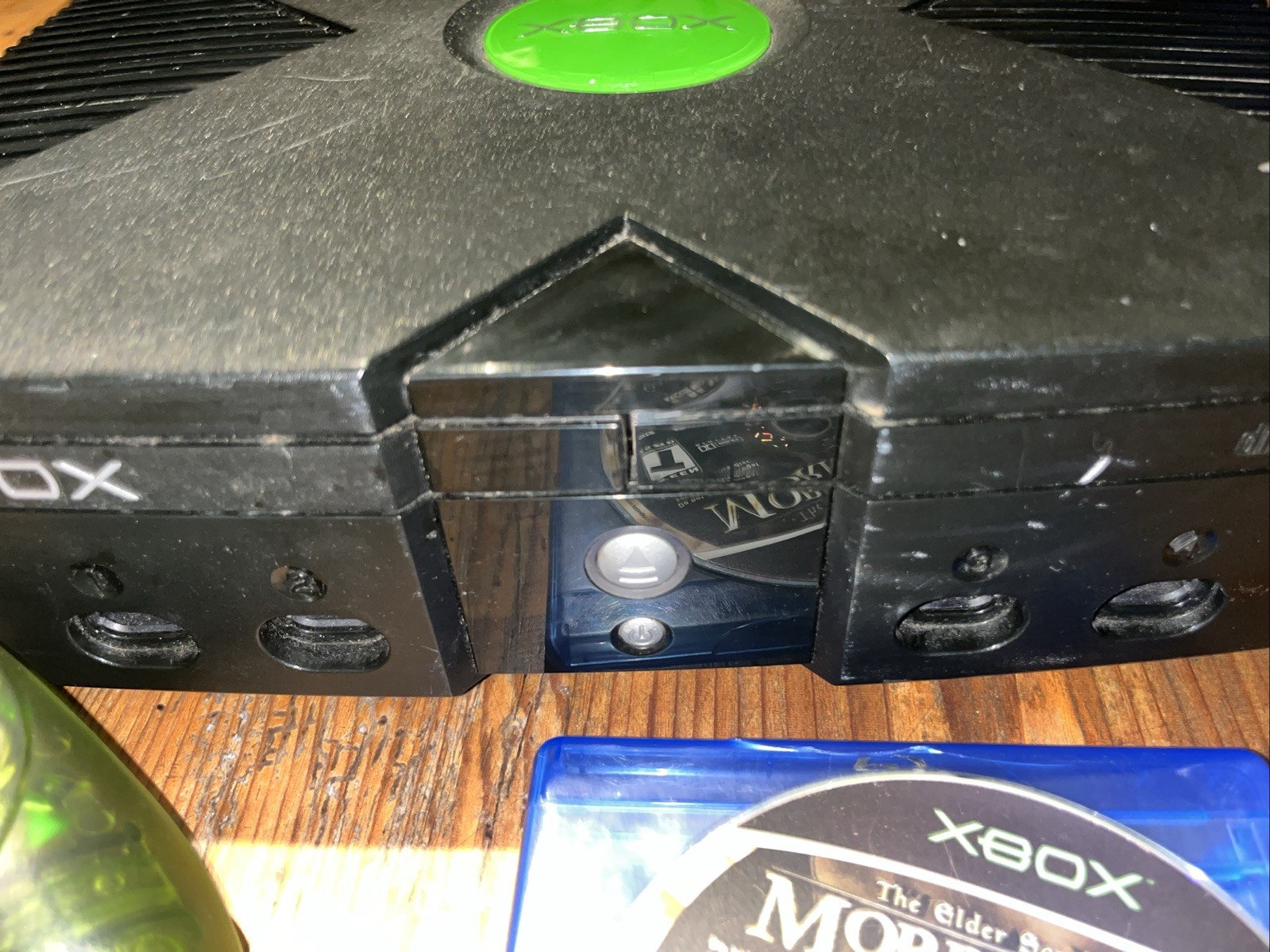 Microsoft Original Xbox Classic OG Console Controller Game For Parts Or Repair