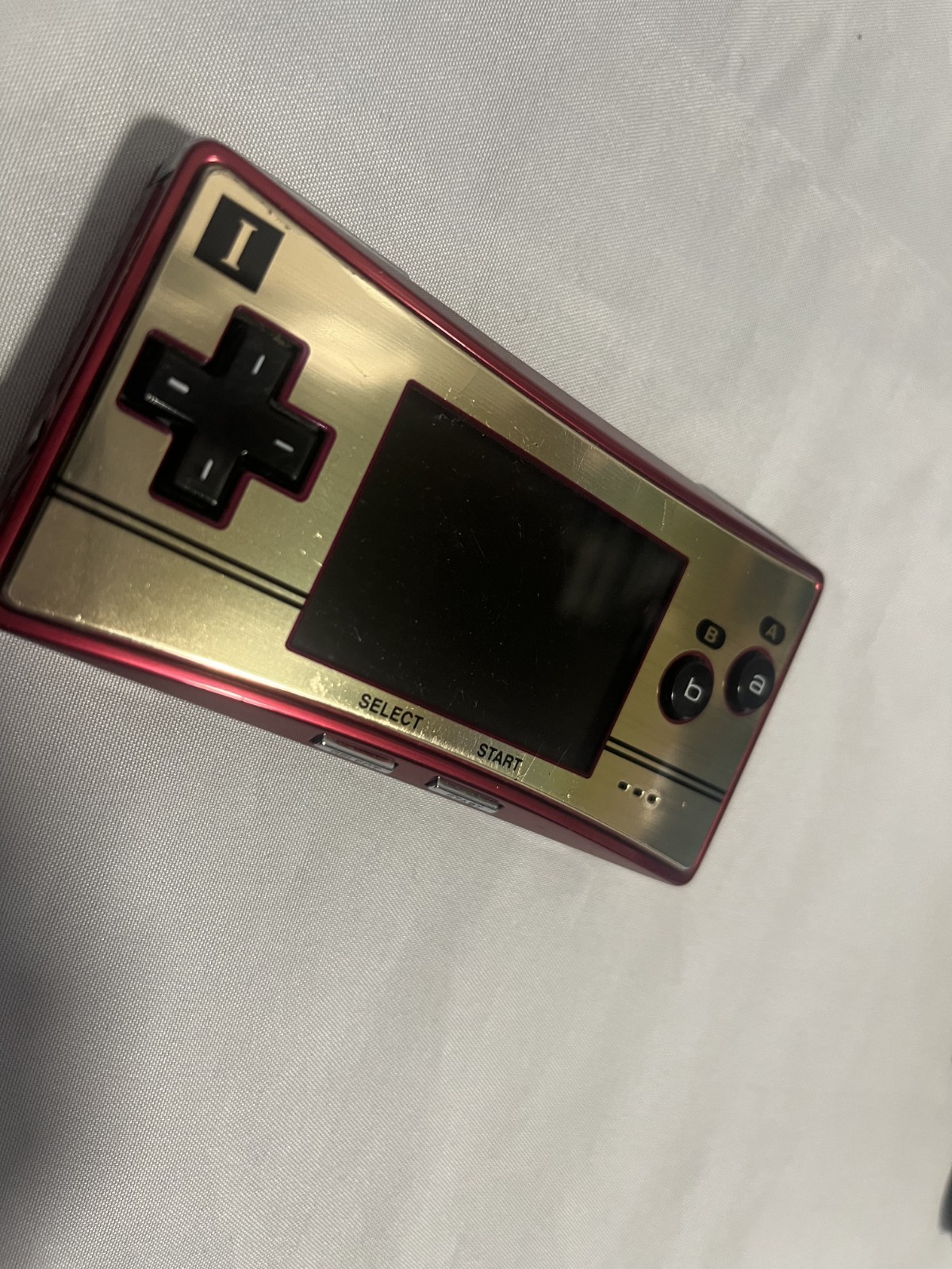 Nintendo Game Boy Micro Famicom Console Red Limited color from Japan rare