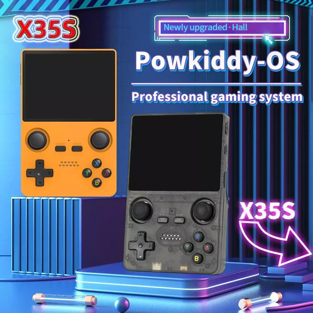 Emulator Console 3.5” IPS Display Dual Slot HDMI 3000mAh Classic Game Player