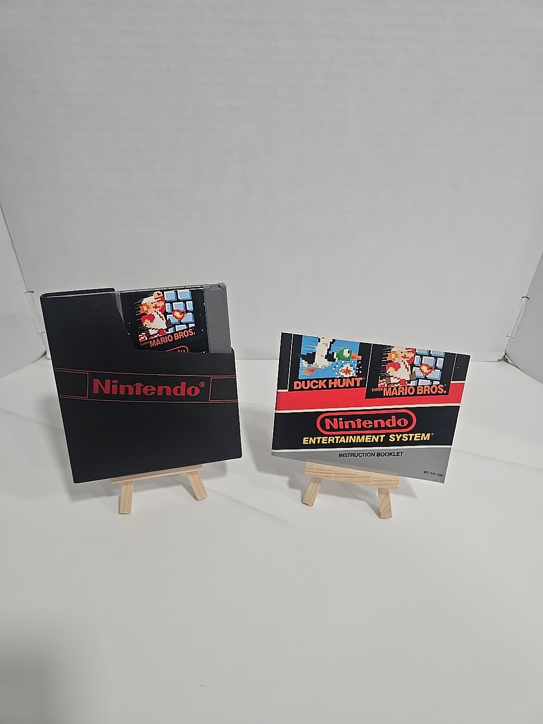 🔥 1990 Nintendo NES Action Set CIB Console w/ Zapper Paperwork & Mario Game VGC