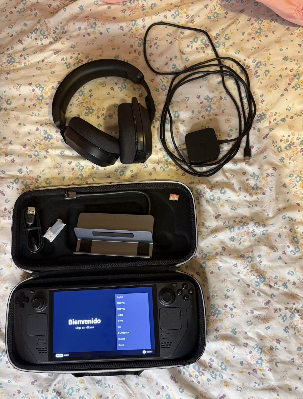 Steam Deck OLED 512GB Bundle+Turtle Beach 600 Gen 3+ 1TB SD + Dock + Case