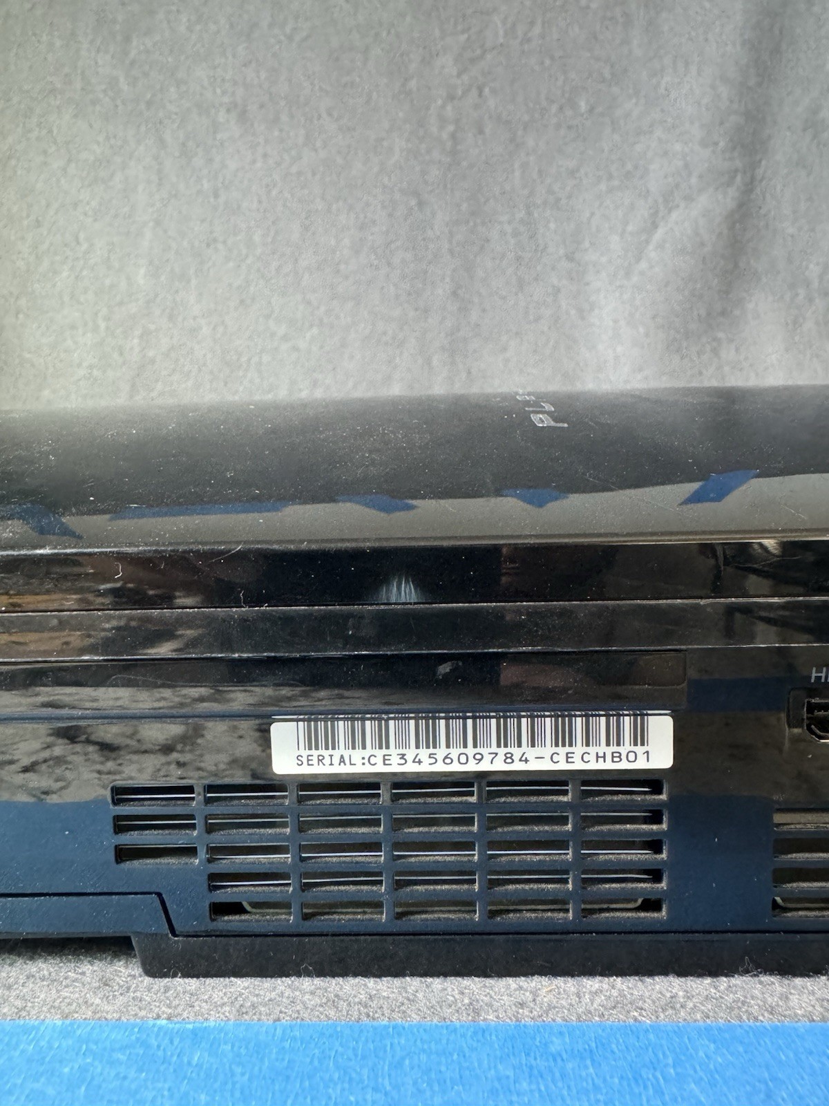 Sony PlayStation 3 PS3 CECHB01 Backwards Compatible YLOD/GLOD Repair Candidate