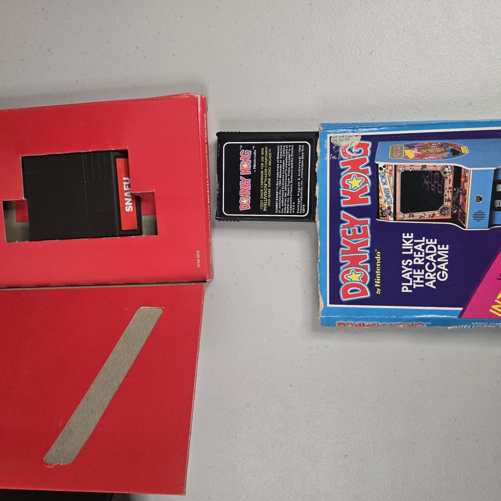 WORKING Mattel Intellivision Console Bundle Lot, 6 WORKING Games Ships FAST