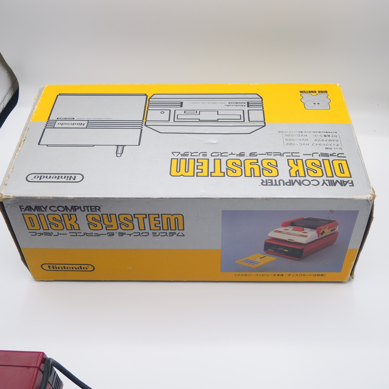 Nintendo Famicom Disk System with original box new belt & tested D0625213