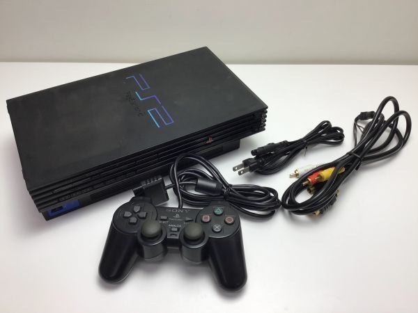 Sony PlayStation 2 ZEN BLACK clear Console SCPH-37000 PS2 Japan Game Controller