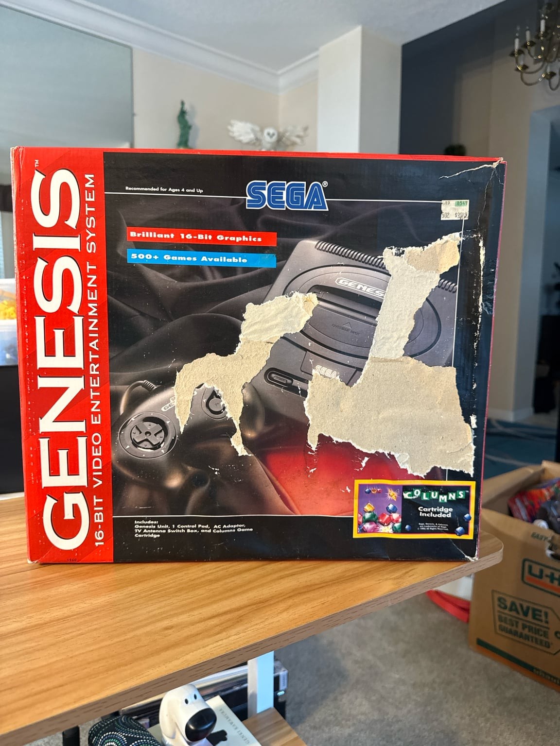 Sega Genesis Model 2 Video Game System Console with NFL Quarterback Club 96