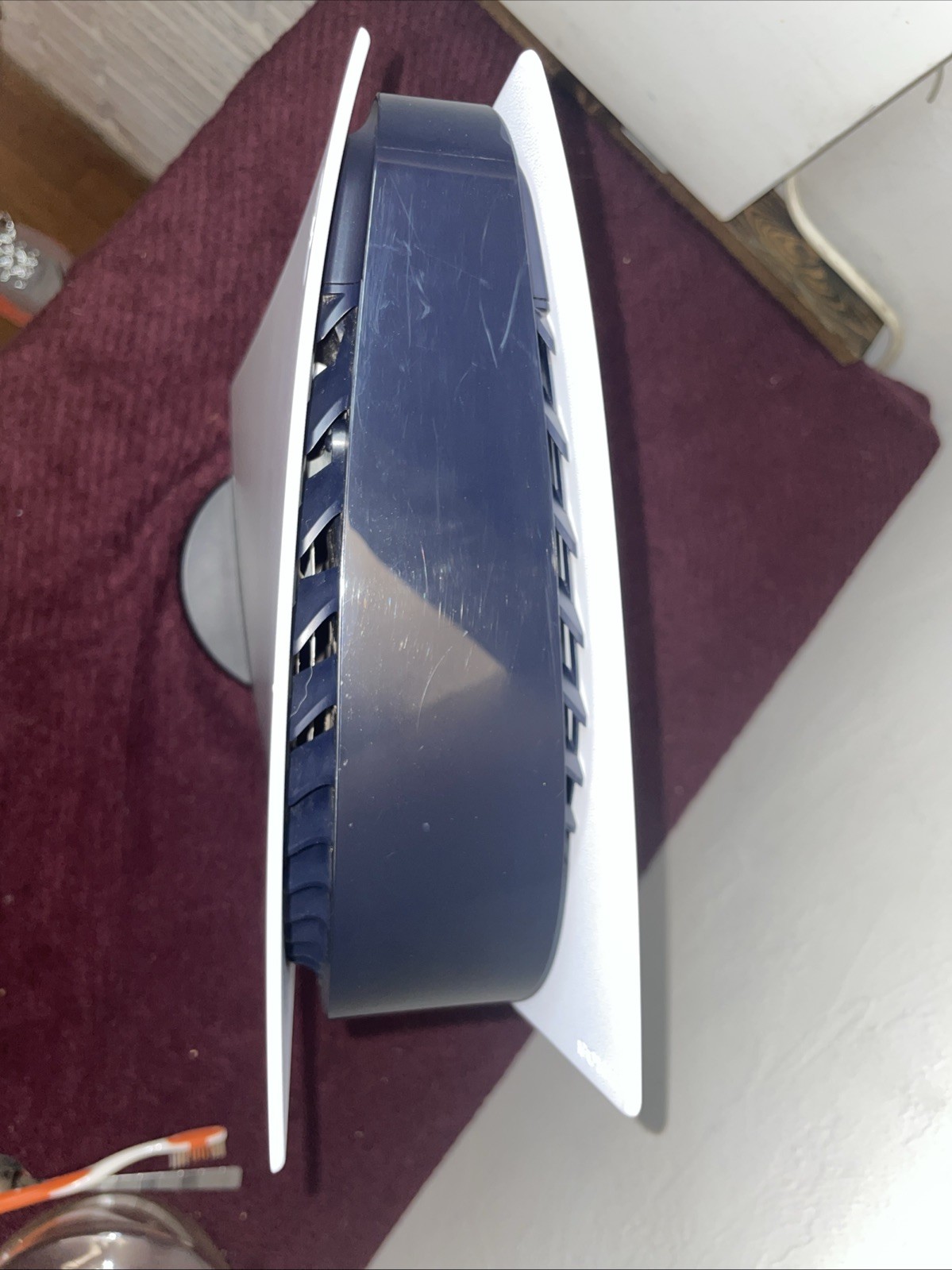 PlayStation 5 White Console barely used Adult owned With Controller and 5 TB STG