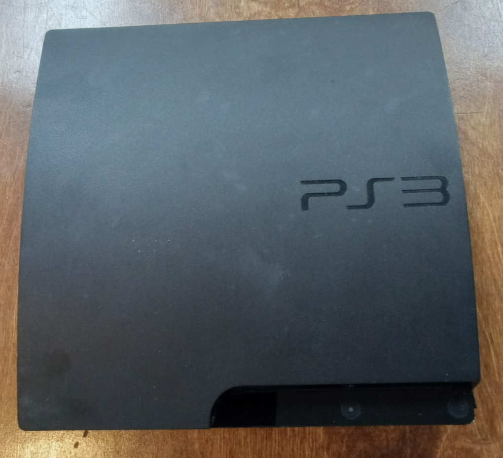 Sony PlayStation 3 PS3 Slim CECH-3001A Console Only For Parts Repair AS-IS