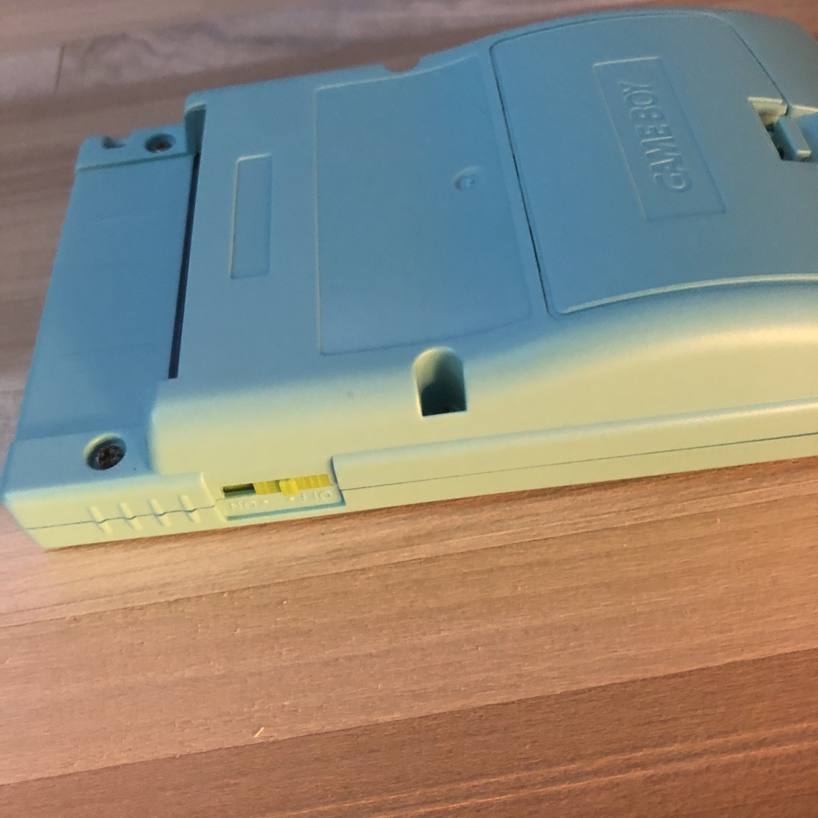 Custom Light Blue & Green Nintendo Game Boy Color with IPS Screen Console