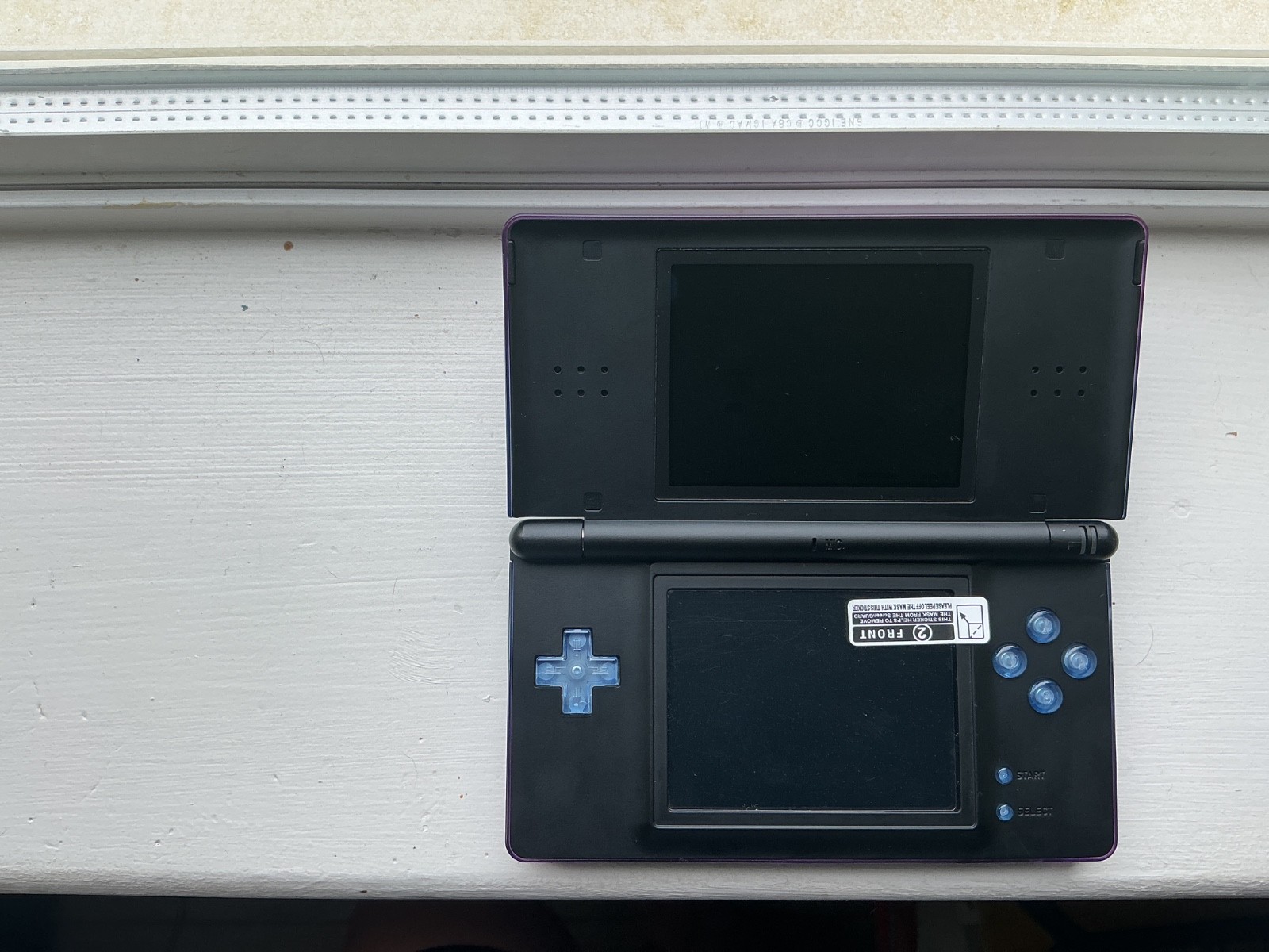 nintendo ds lite clear purple