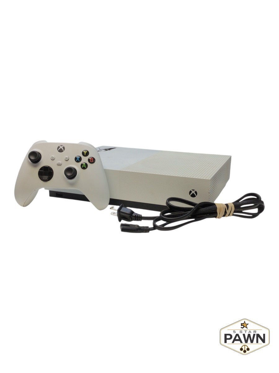 Xbox One S 1TB White Model 1681 + Wireless Controller Model 1914 Whi (FVS034251)
