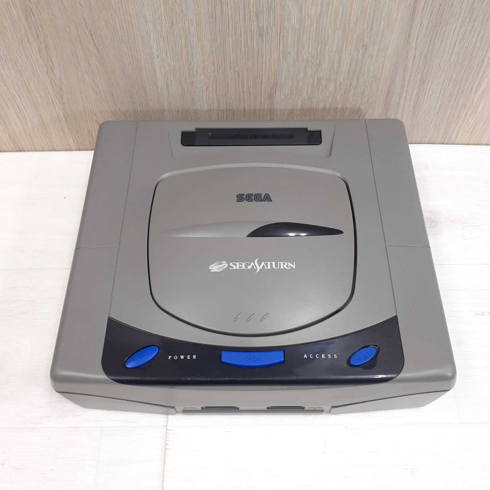 Sega Saturn Gray Console Bundle 1 controller 5 games Japan Last Bronx Gundam VF2