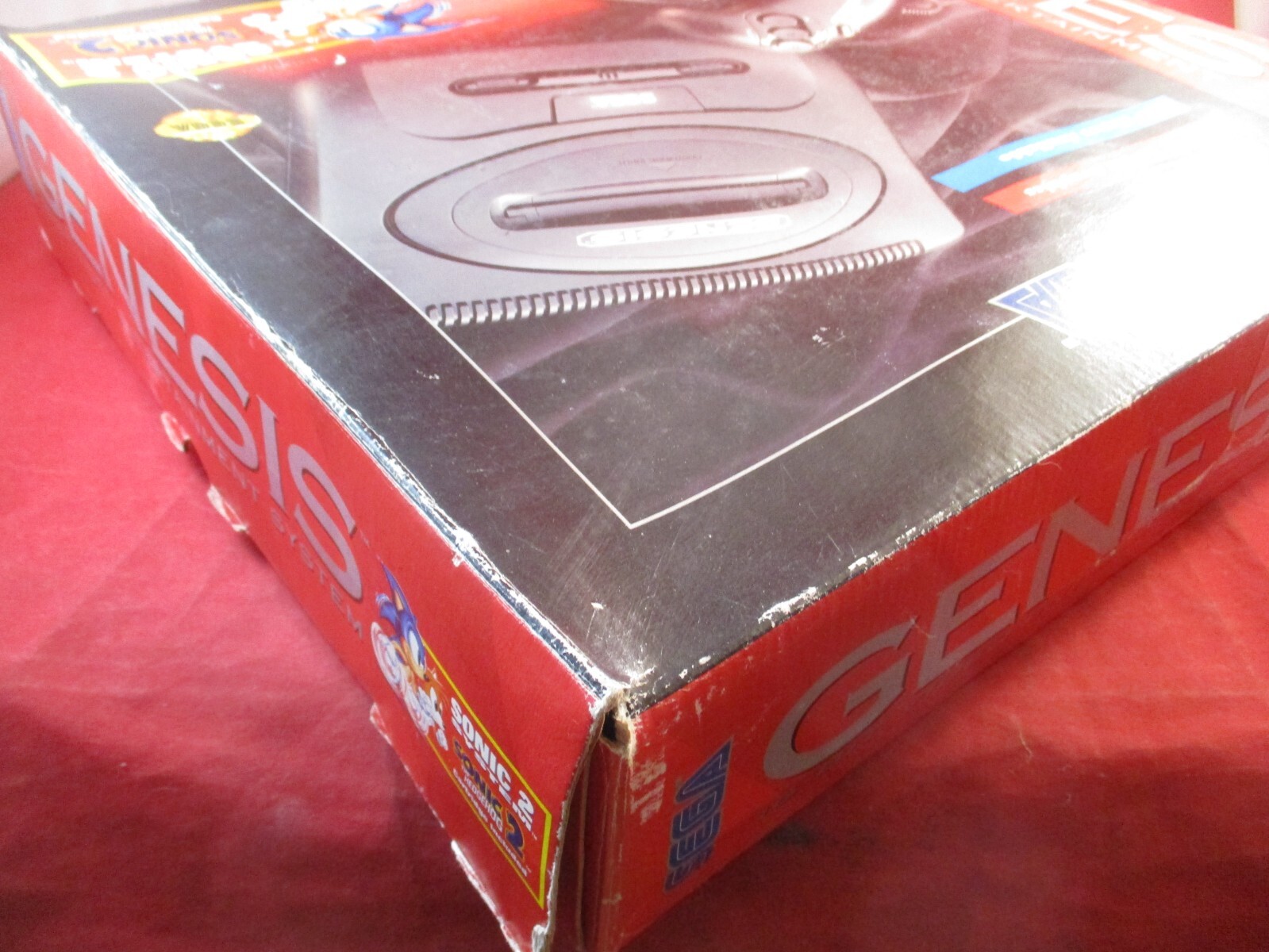Sega Genesis Model 2 Console Box Controller Cord Sonic Hedgehog 2 System Manual