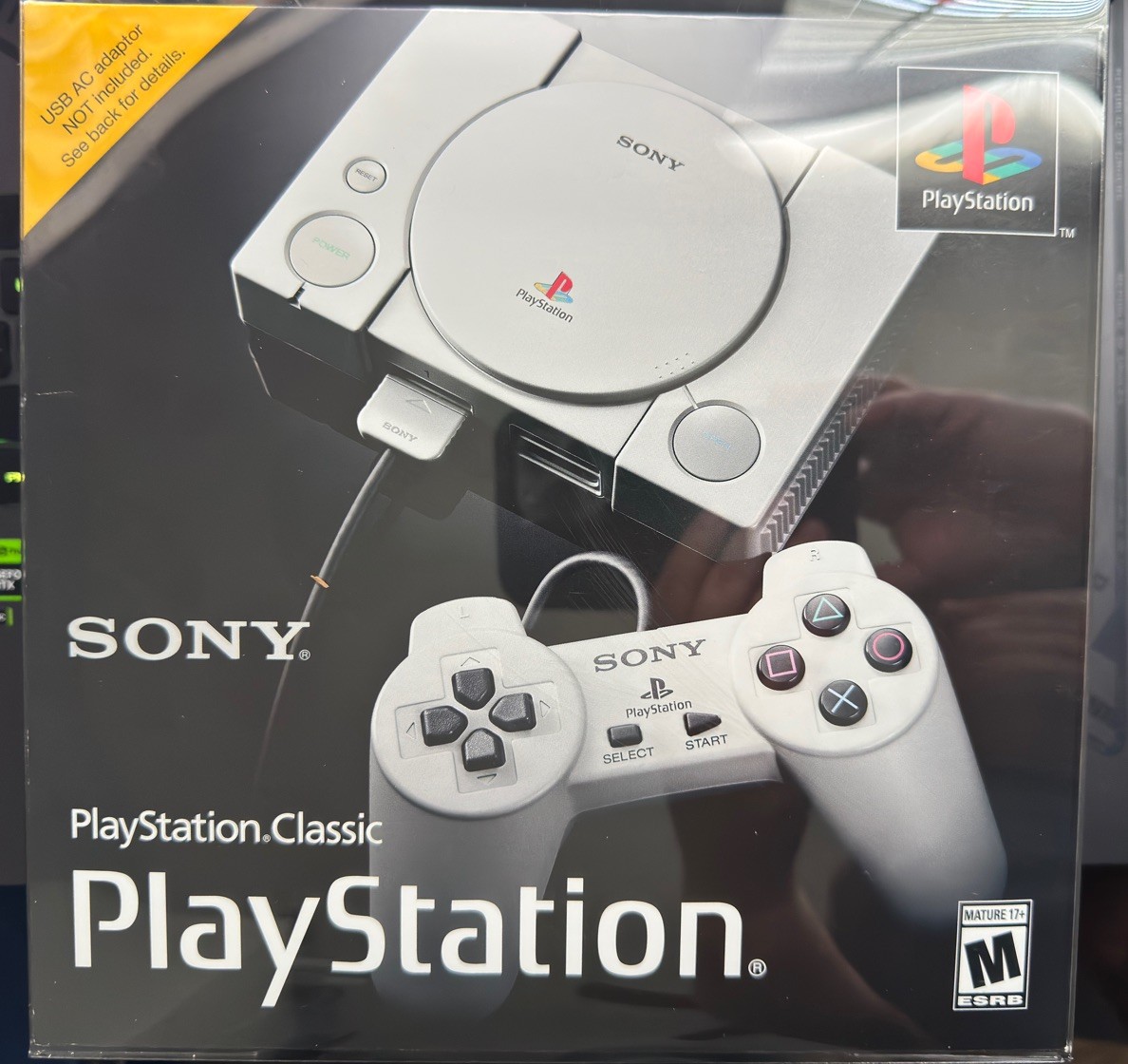 Sony Entertainment PlayStation Classic Mini Console + Box Protection