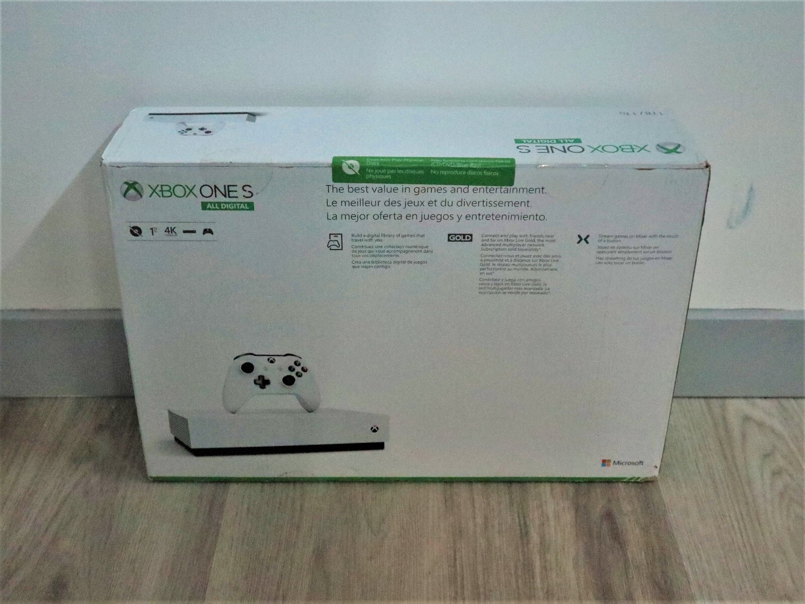 Microsoft Xbox One S All-Digital Edition 1TB Home Console – White *BRAND NEW*