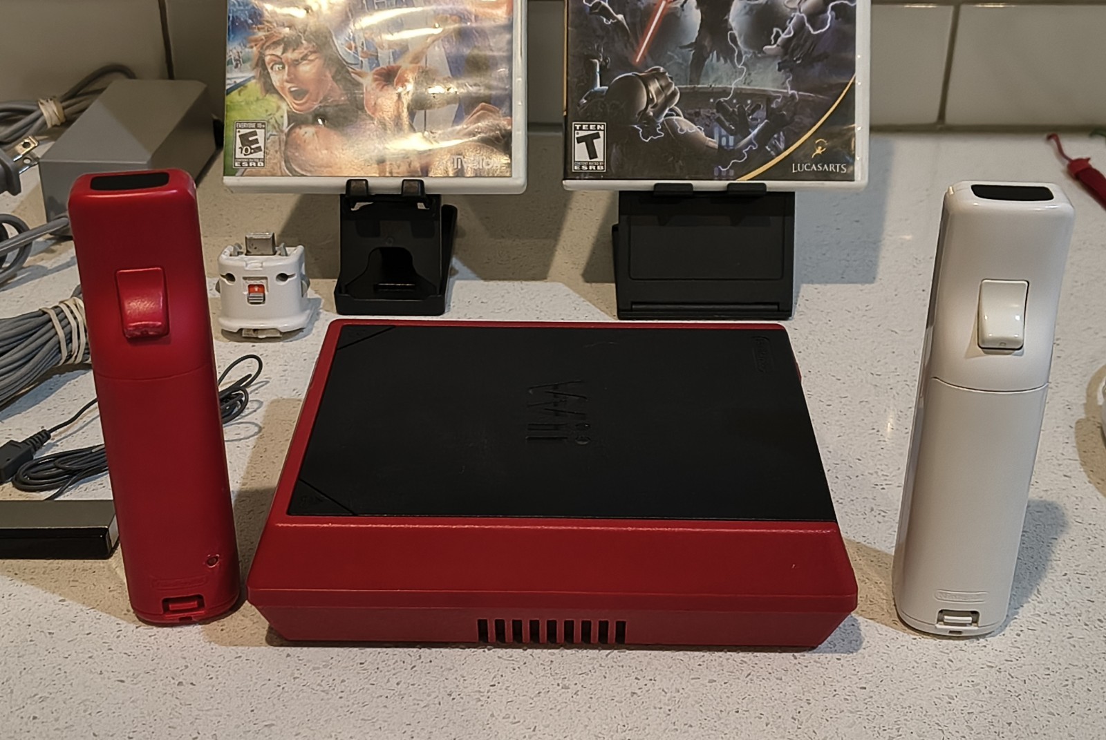 Nintendo Wii Console w/ Controllers, Nunchucks, Motion Plus – COMPLETE & TESTED