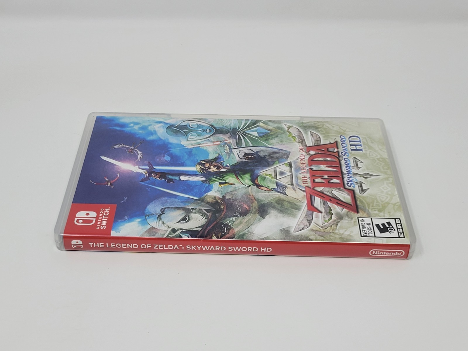 Nintendo Switch Lite Gray Handheld System W/ Case + Zelda BOTW & Skyward Sword