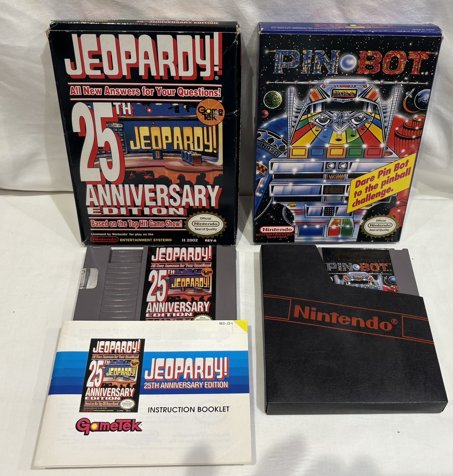 Nintendo Entertainment System Gaming Set with Console, 9 Games -Zapper Carry Bag