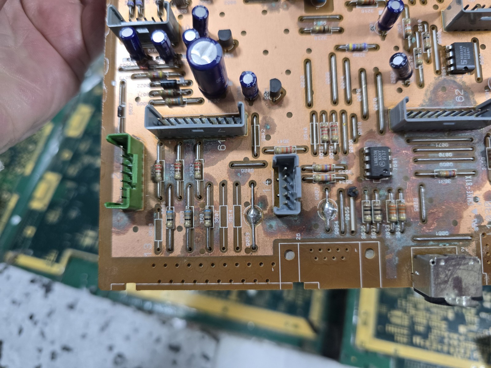 Philips CDI 910 EXACT CORROSION Motherboard-Not Tested-Intact-PARTS-READ ALL