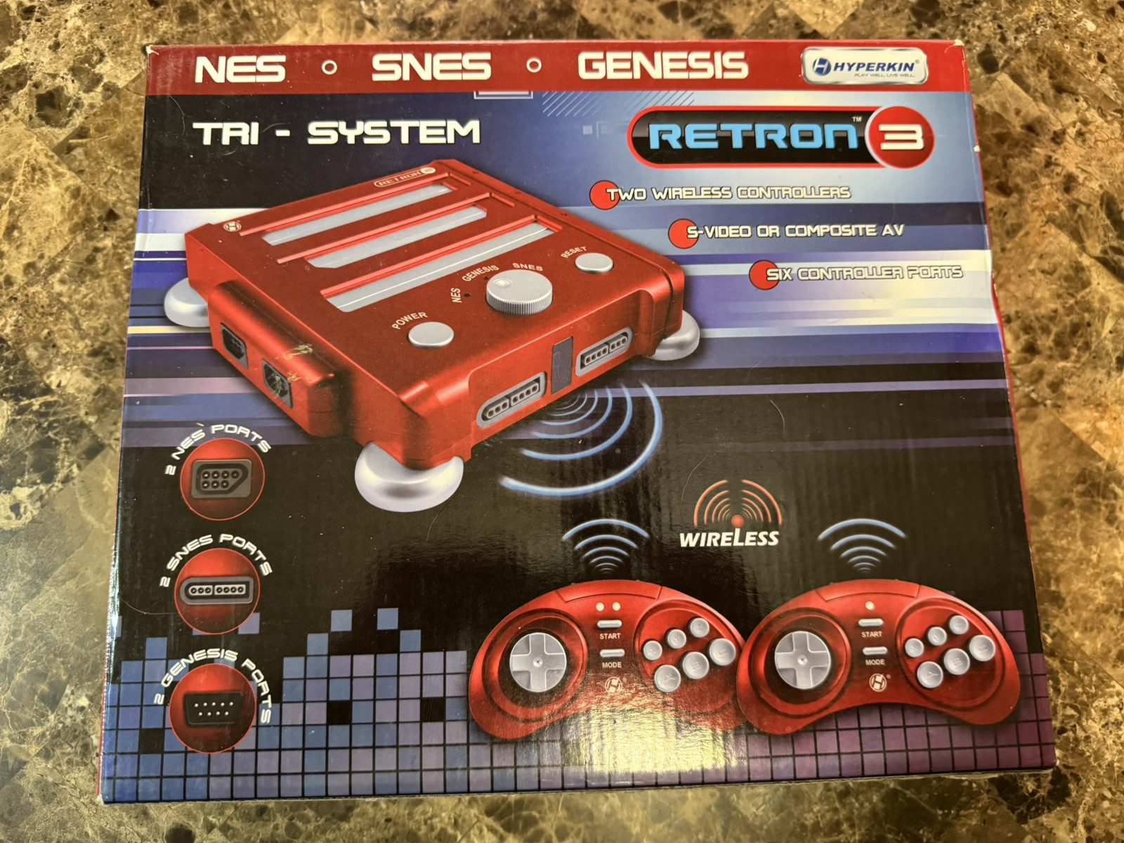 Hyperkin Retron 3 Launch Edition Red Console – CIB! NES – SNES – Genesis