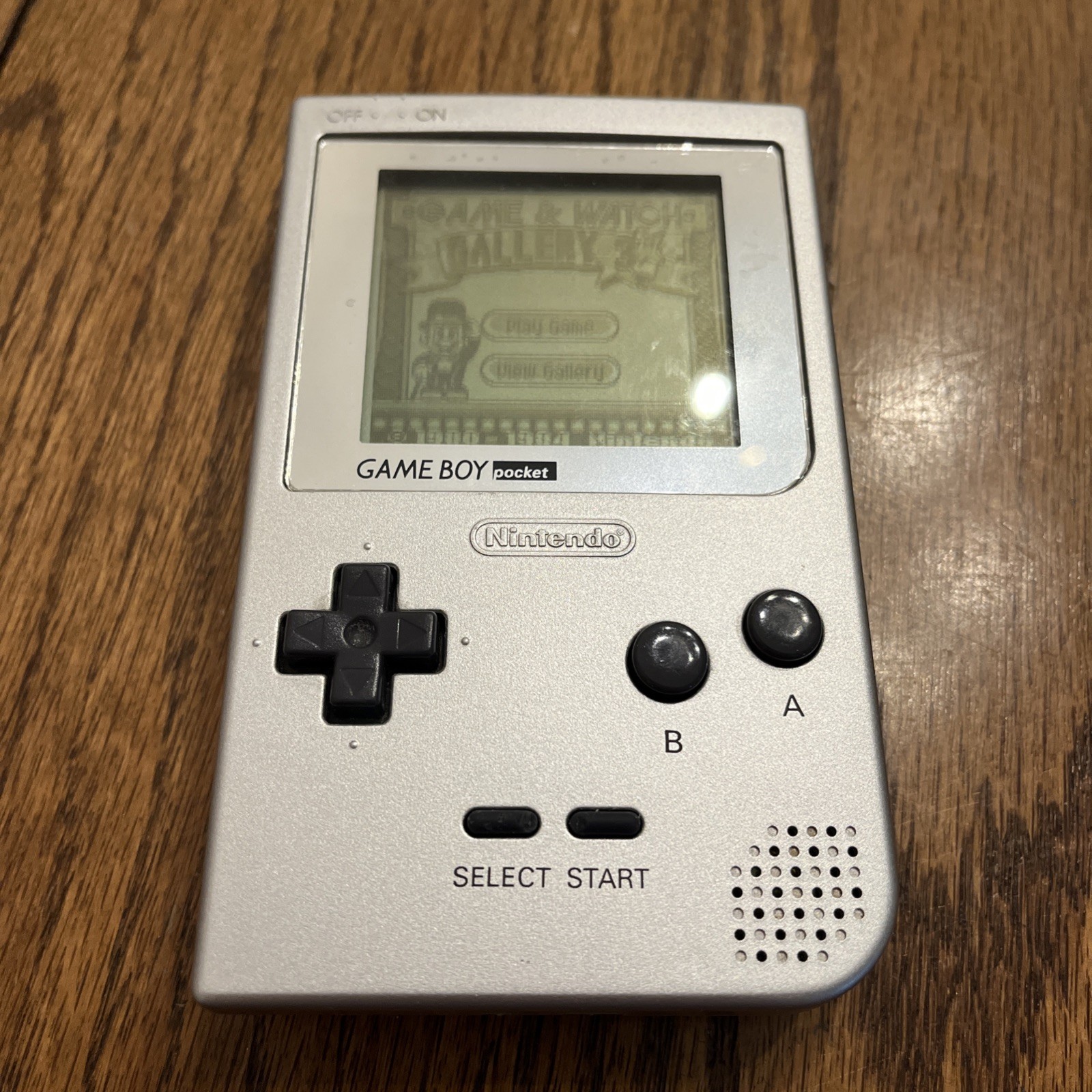 Nintendo Game Boy Pocket – Silver – Working Handheld Console *Read*