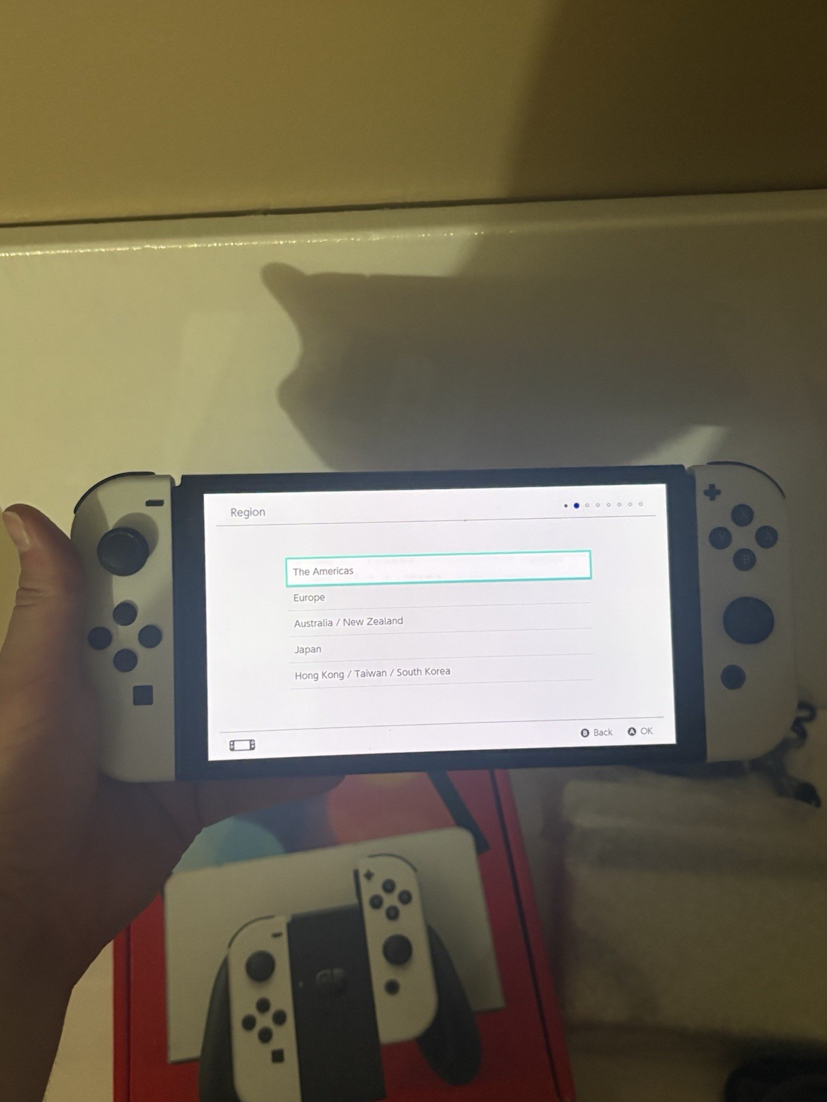 Nintendo Switch OLED Model Handheld Console White with Accessories