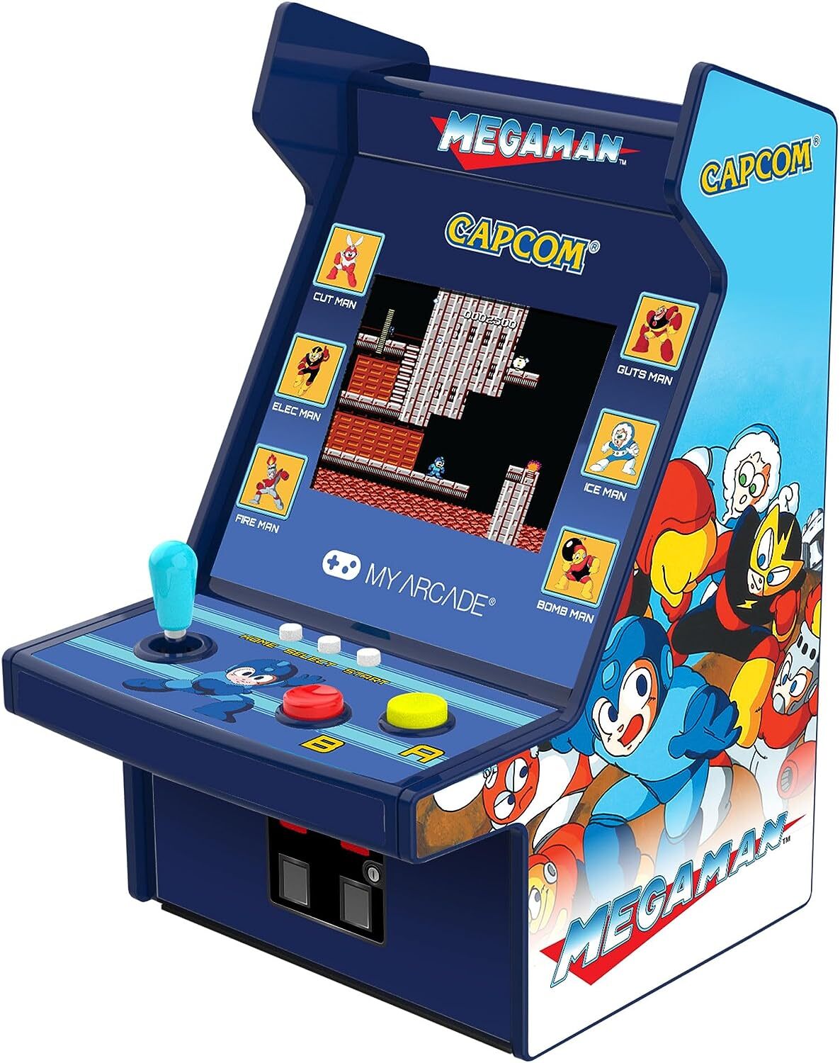 My Arcade MEGA Man Micro Player Pro: 6 Video Games 6.75″ Mini Arcade Machine