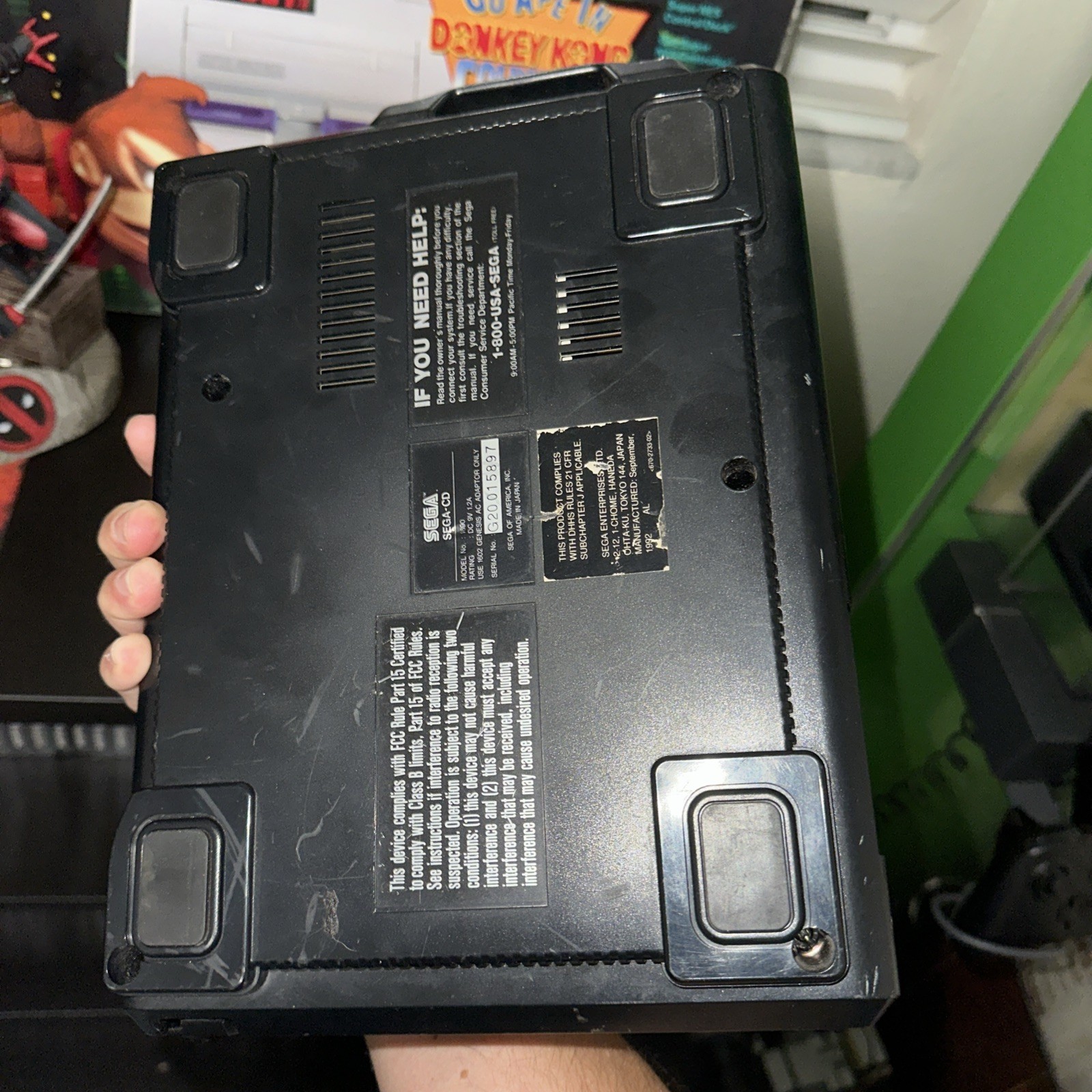 Not Working Sega CD Model 1 Console Only! PARTS ONLY *READ*