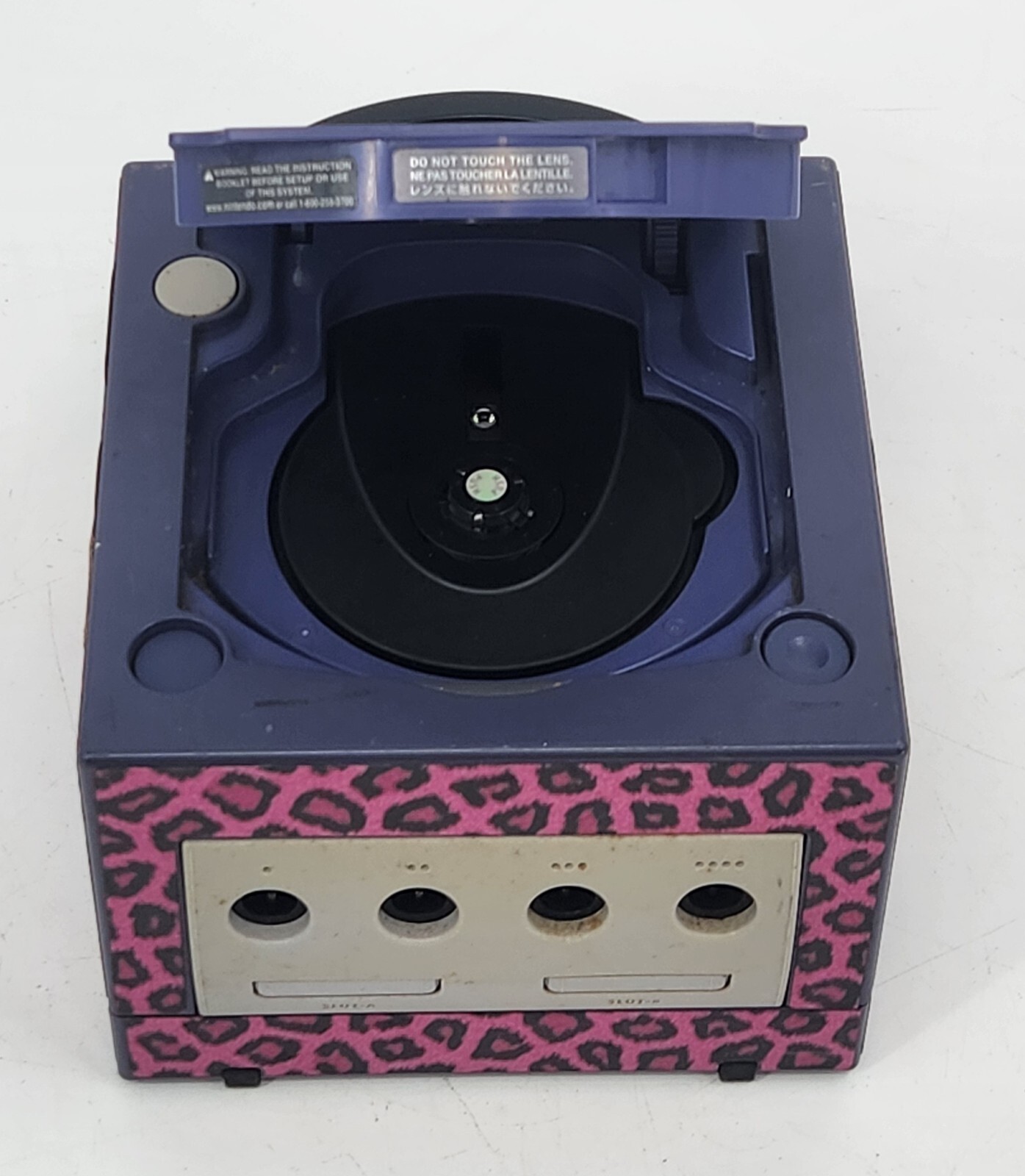 Nintendo GameCube Console DOL-001 Custom Pink Leopard Print