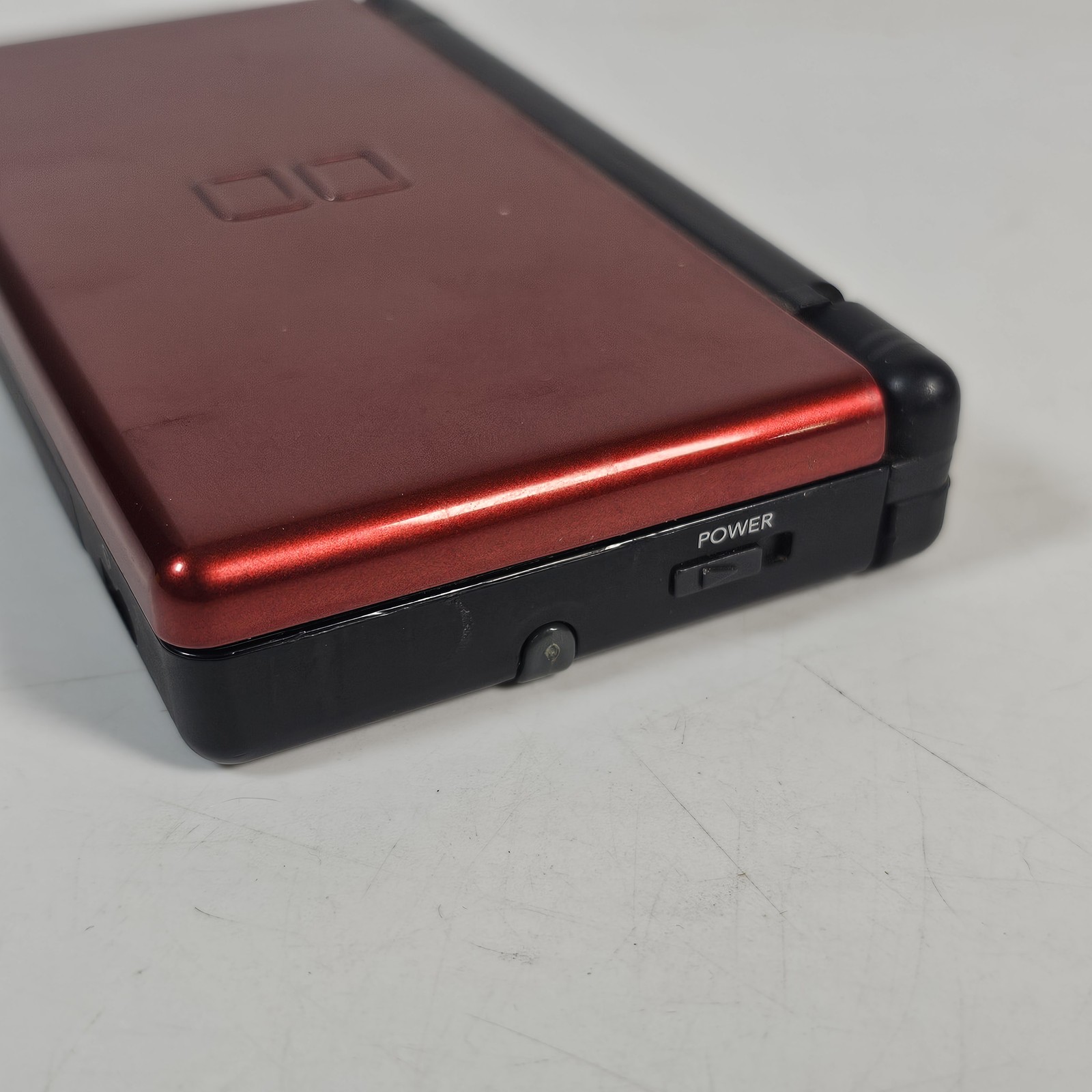 Nintendo DS Lite Handheld Console USG-001 Crimson Red with Charger (Read)
