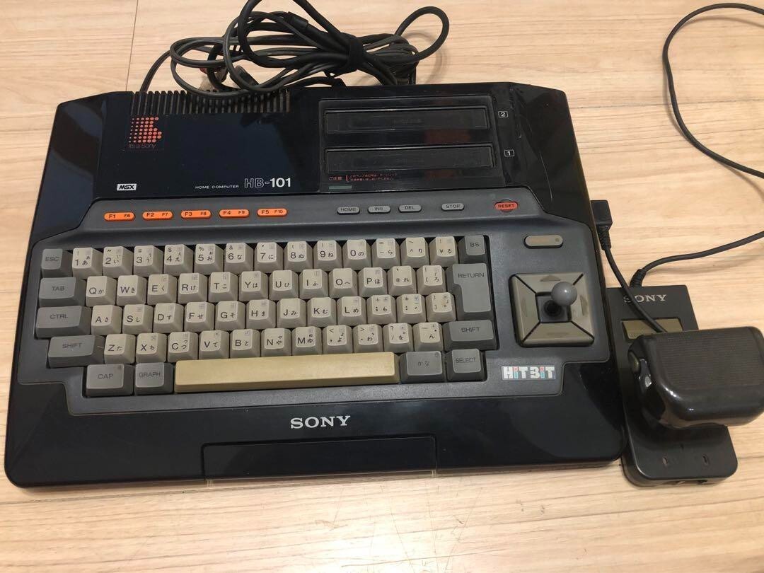 MSX SONY HIT BIT Home Computer HB-101 Black JAPAN Retro Game 1984 MEZZO