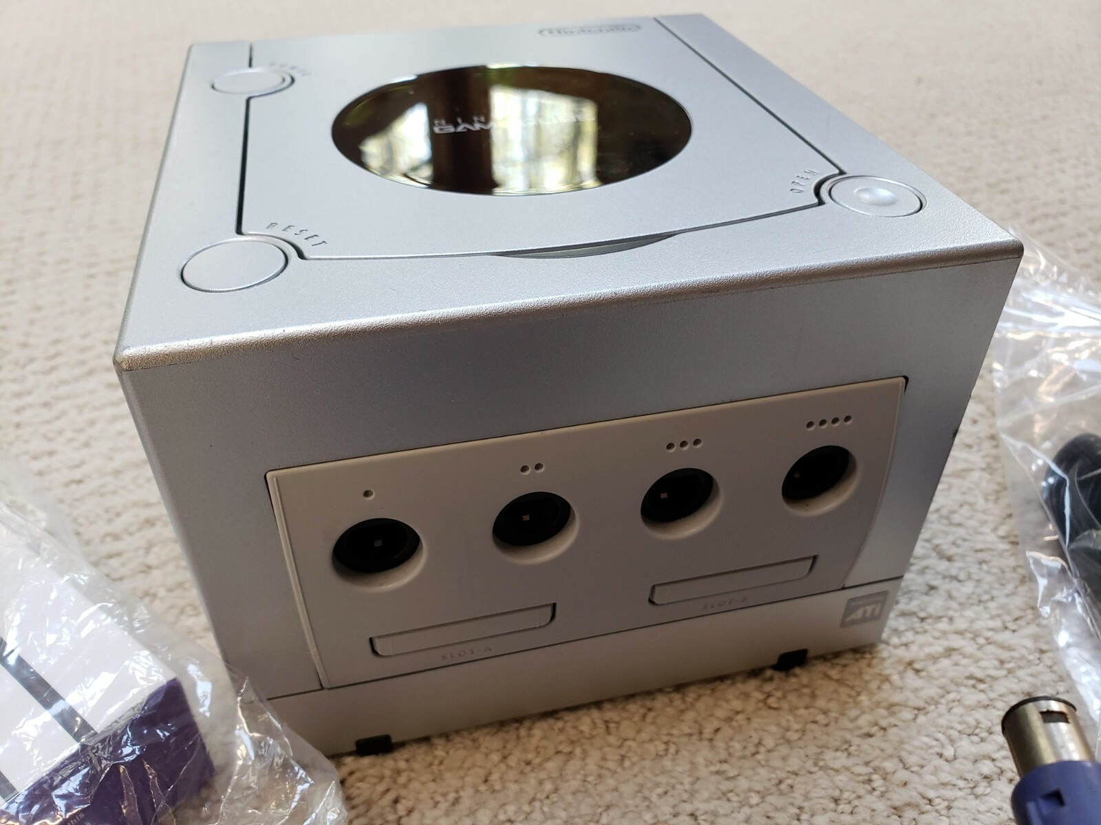 Nintendo GameCube Console Bundle OEM Controller Power A/V DOL-001 DOL-101 USA