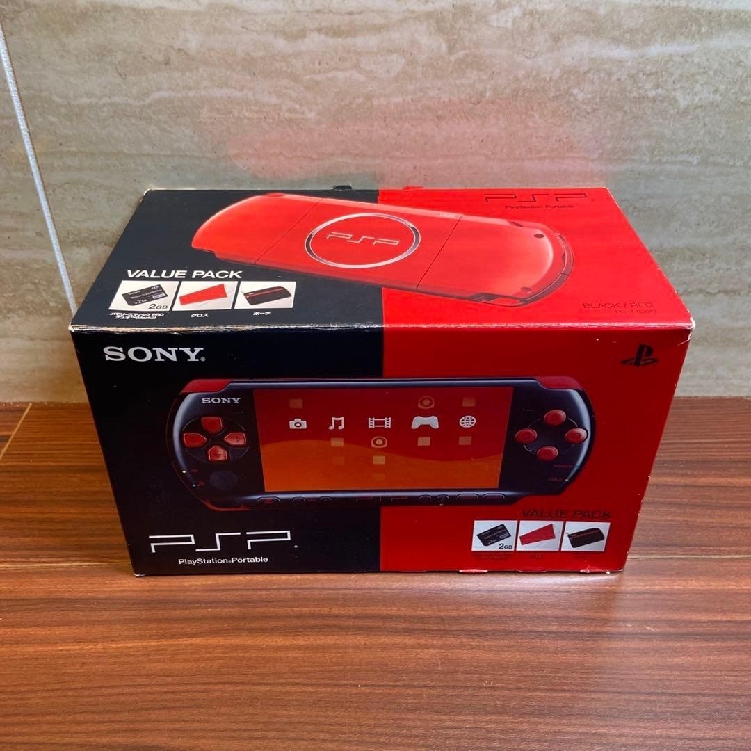 PSP3000 Value Pack Red/Black 5488 From Japan