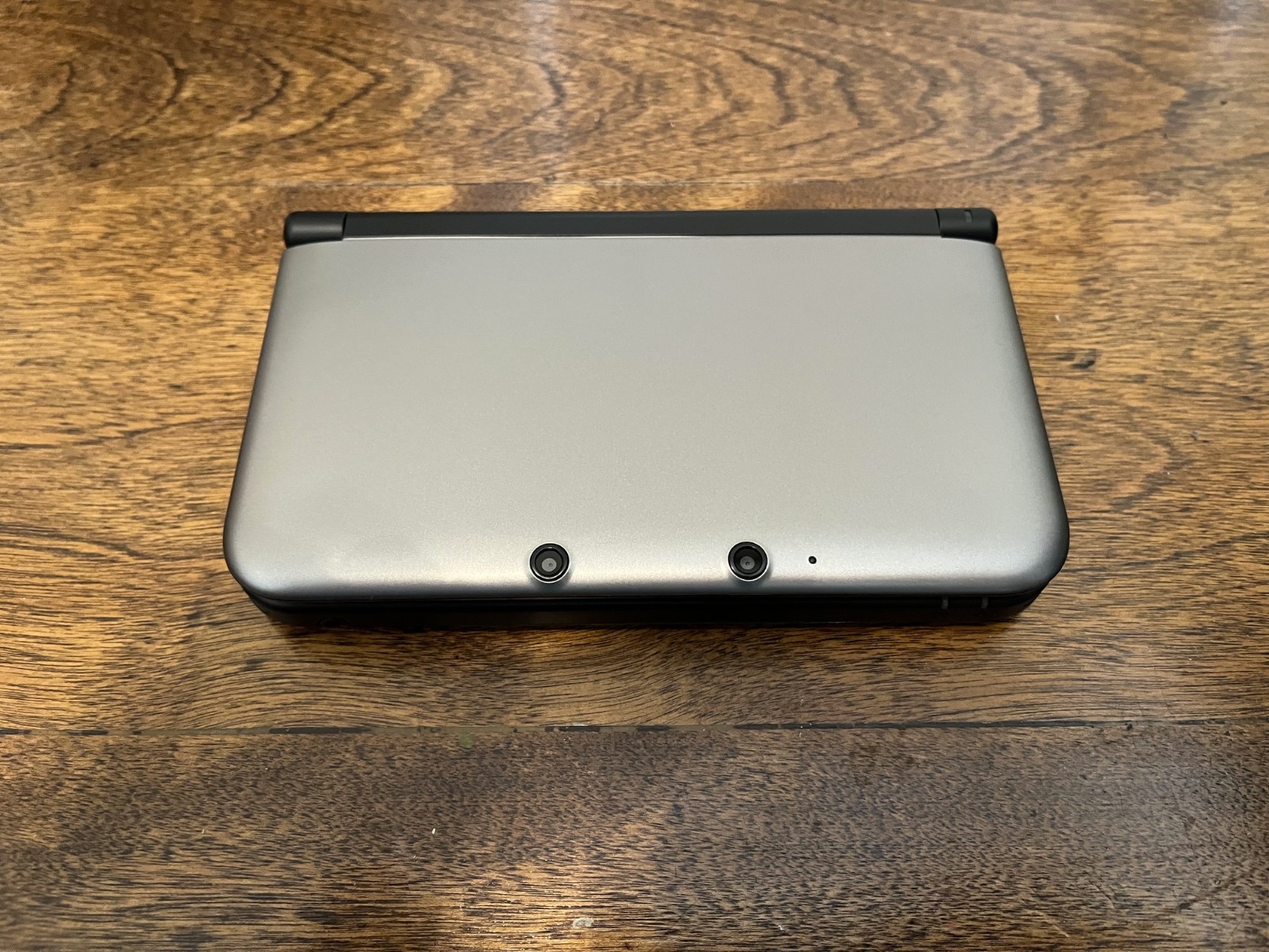 Nintendo 3DS LL 4GB Black/Silver Console (Region Free) w/ Charger & 2 Games