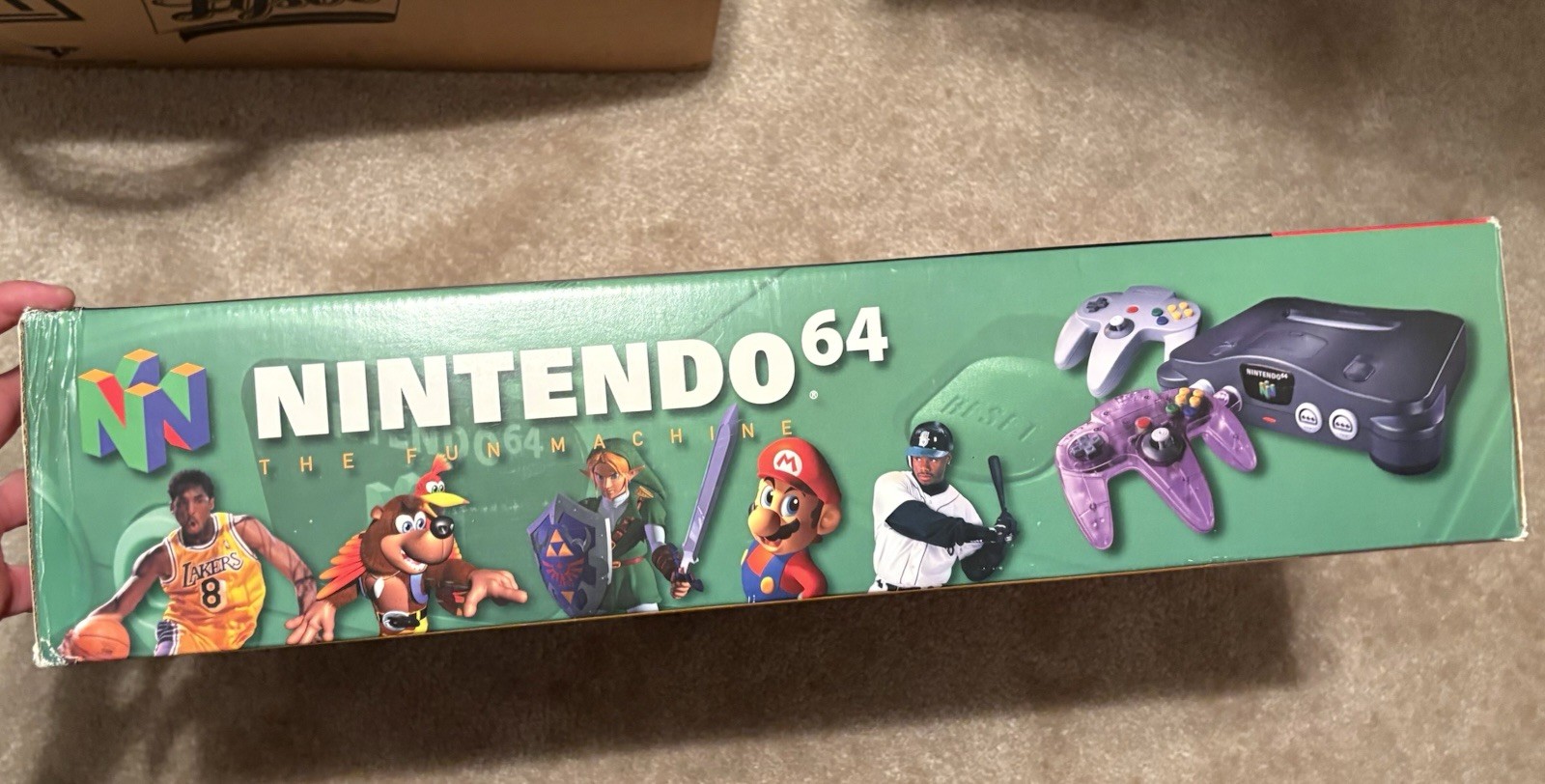 Nintendo 64 N64 Atomic Purple Console Bundle – Complete in BOX- CLEAN
