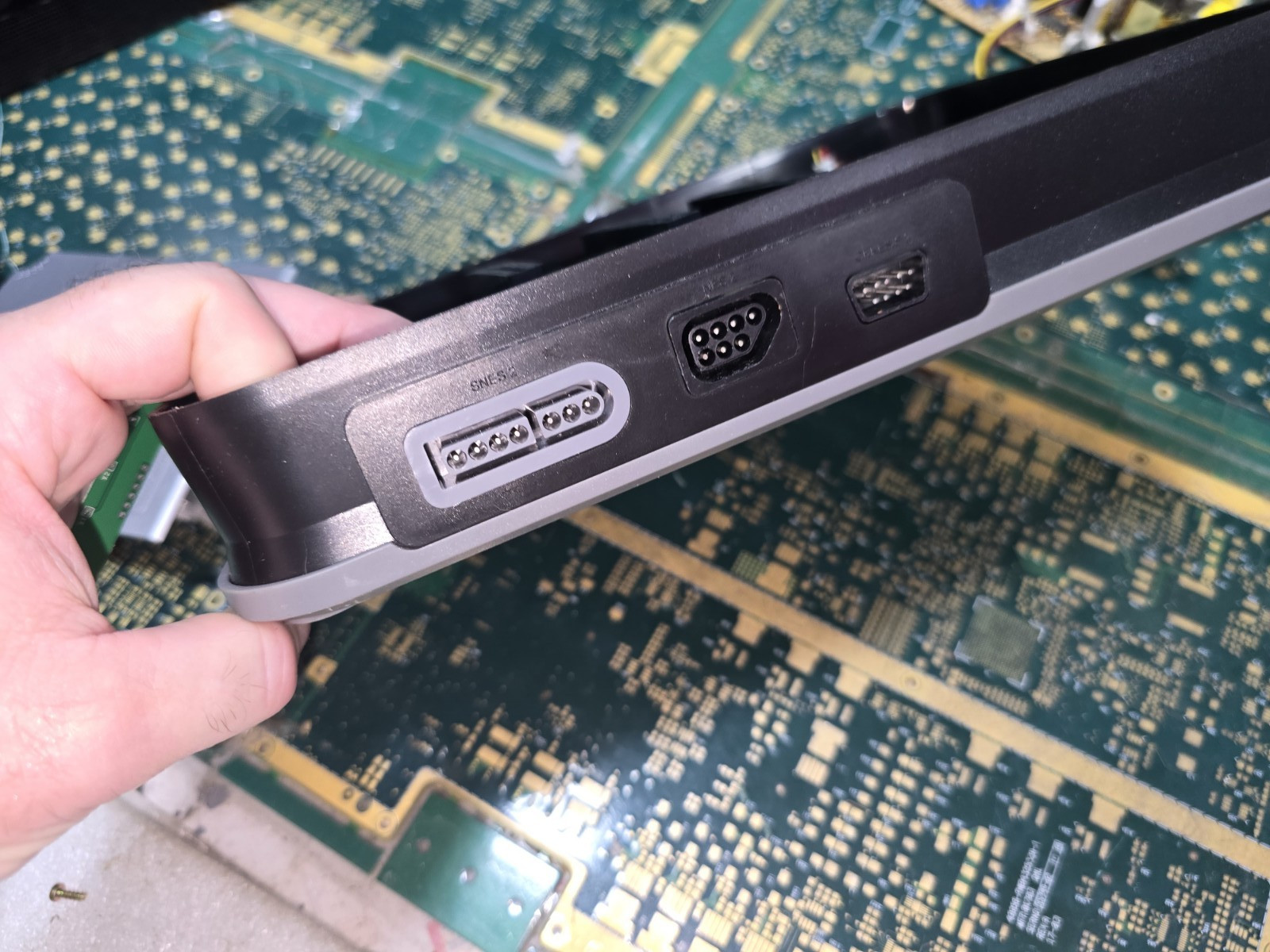 Hyperkin Retron 5 Right Side Controller Port Board w/Cable ONLY-Good-Tested-READ