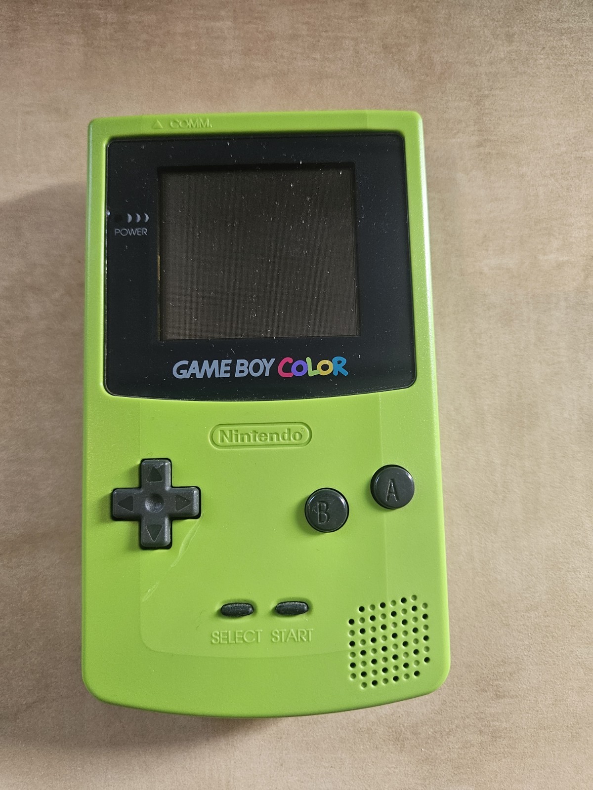 Nintendo Game Boy Color Green Kiwi Lime Gameboy Tested – No Sound