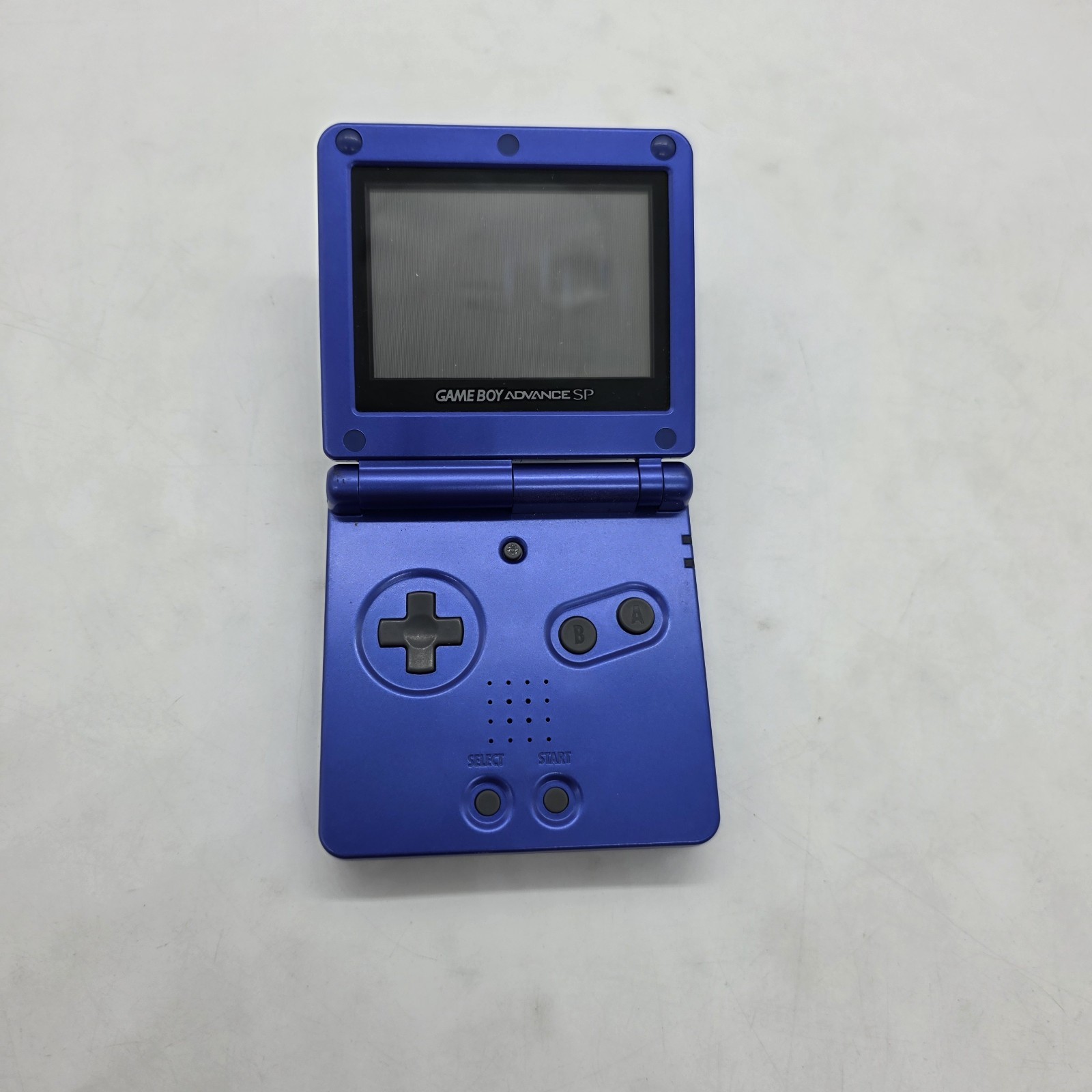 Nintendo Game Boy Advance SP Handheld Game Console Only AGS-001 Cobalt Blue READ